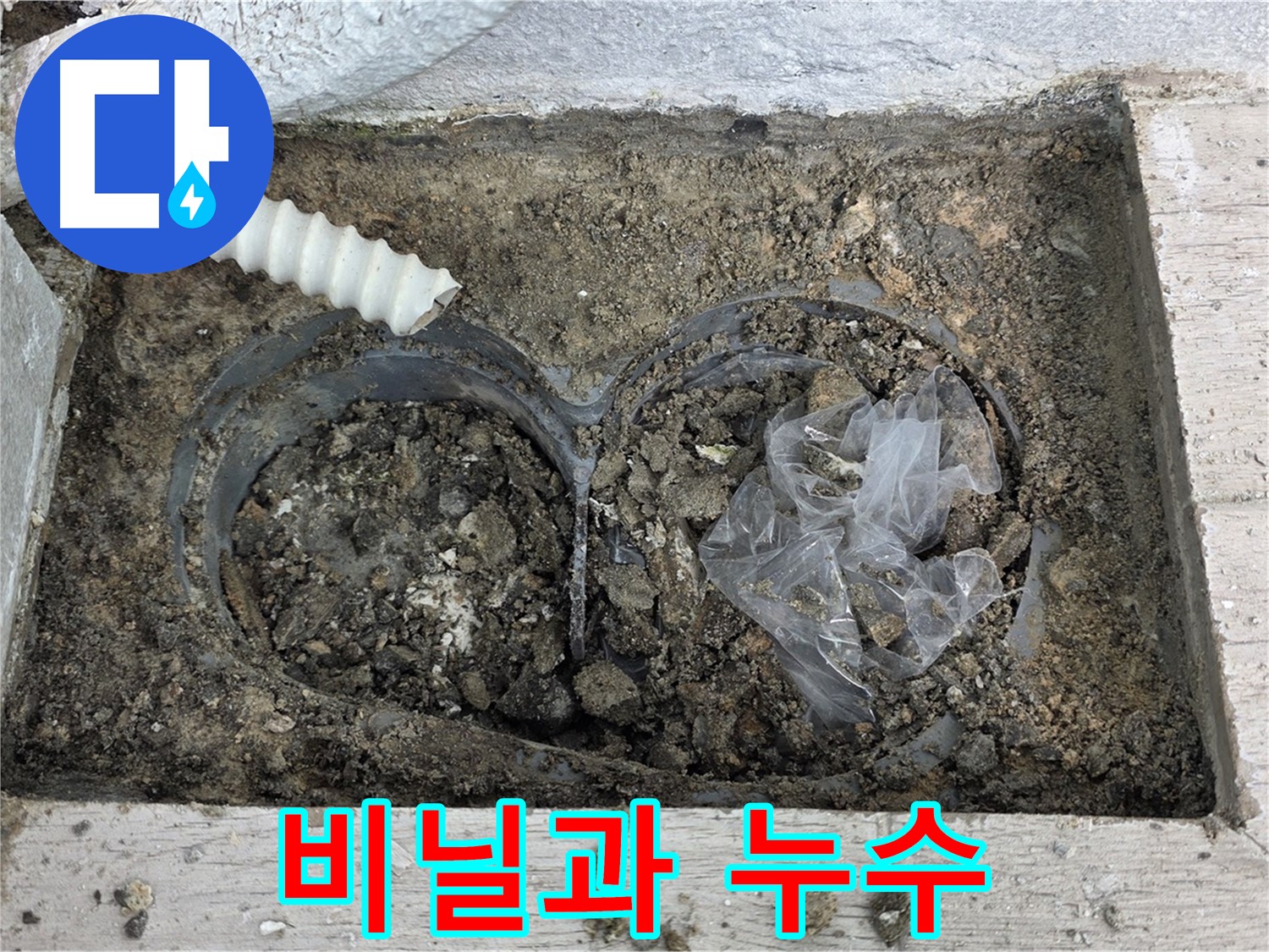 중계동 청구3차 아파트 누수 - 배수구 속 비닐, 누수의 주범일까?