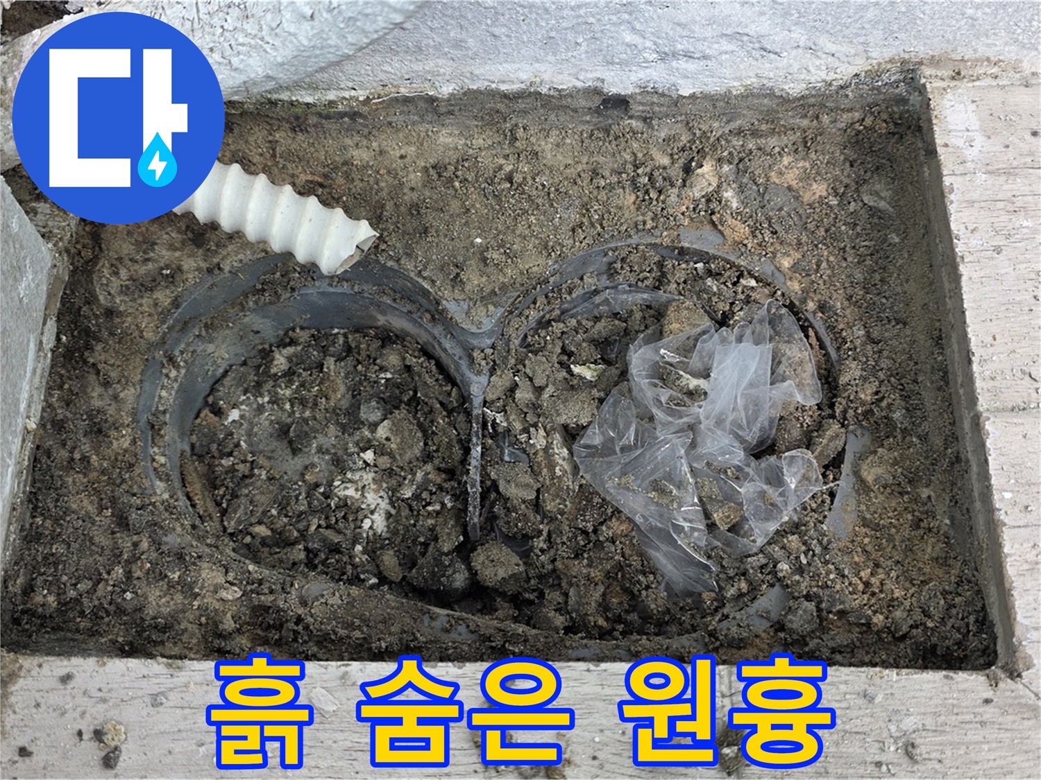 중계동 청구3차 아파트 누수 - 배수구 속 흙, 누수의 숨겨진 원흉!