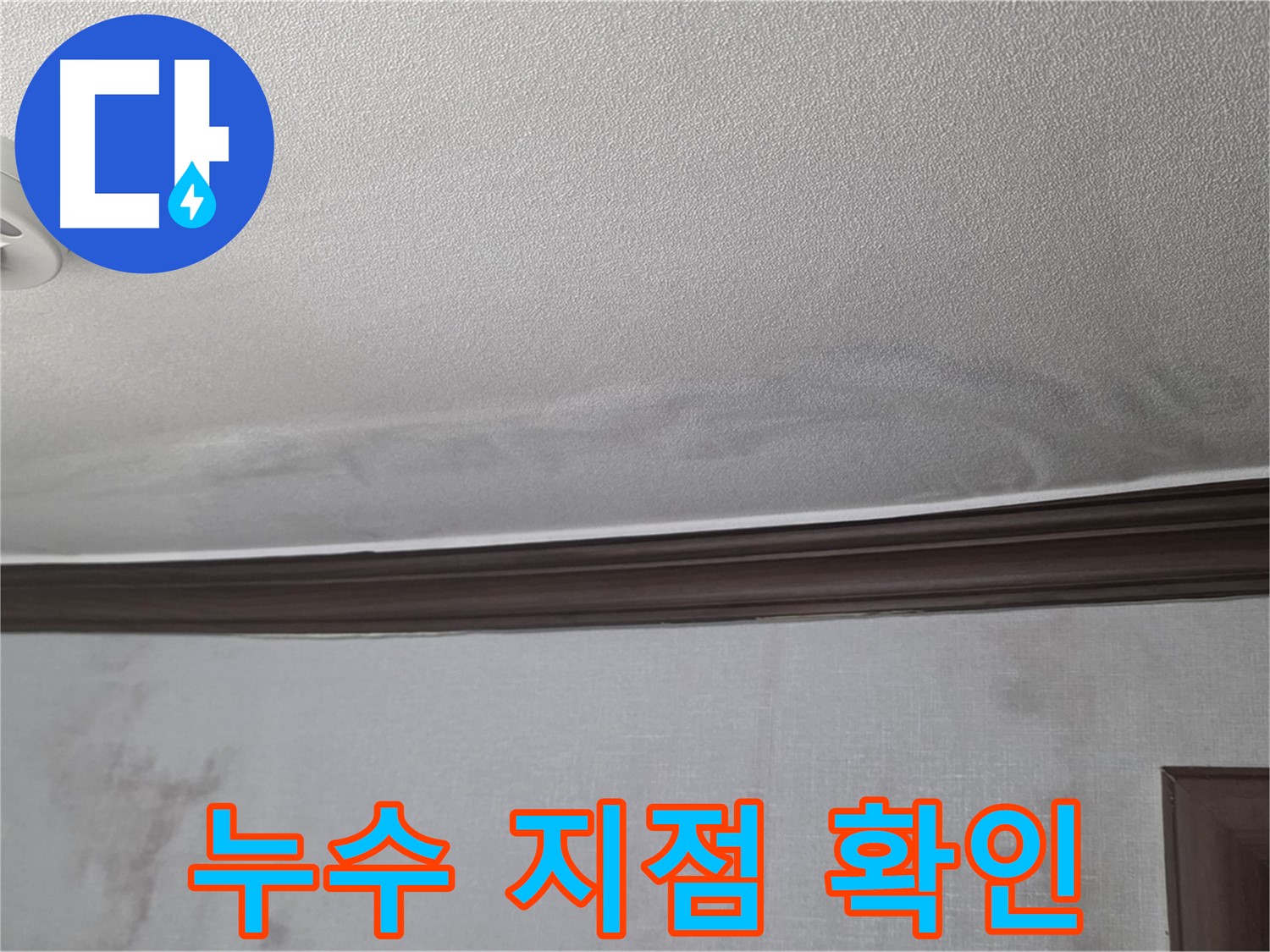 미아동 빌라 천장 누수 - 탐지 장비로 찾은 누수 지점 정밀 확인