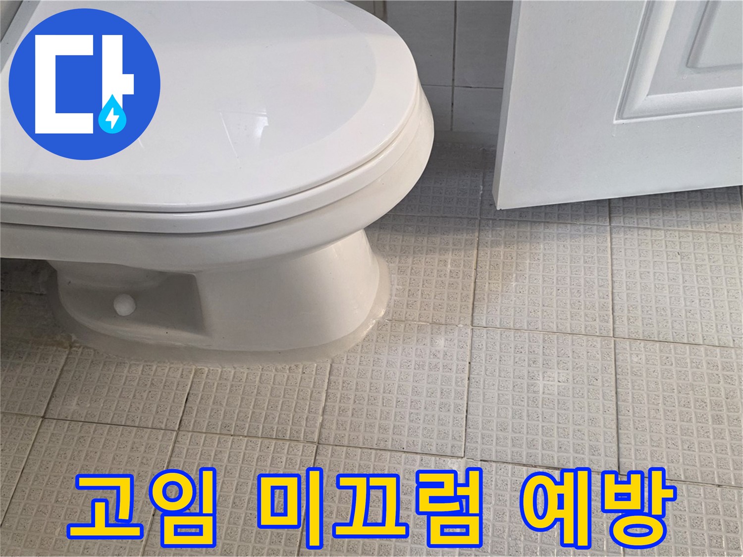 과천 변기 누수 - 물이 고여 미끄러움, 안전사고 예방
