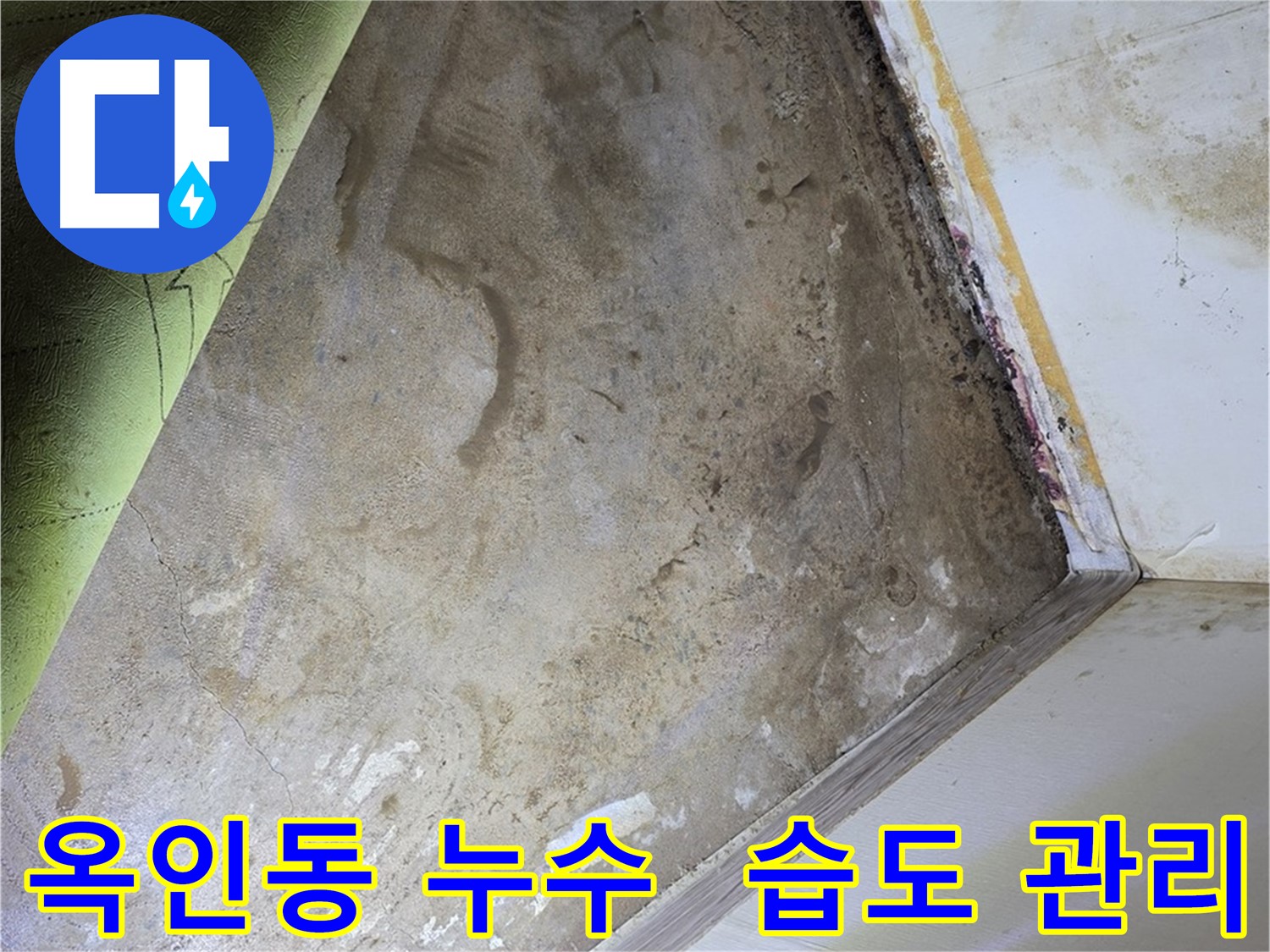 옥인동 누수 - 곰팡이 재발 방지 습도 관리
