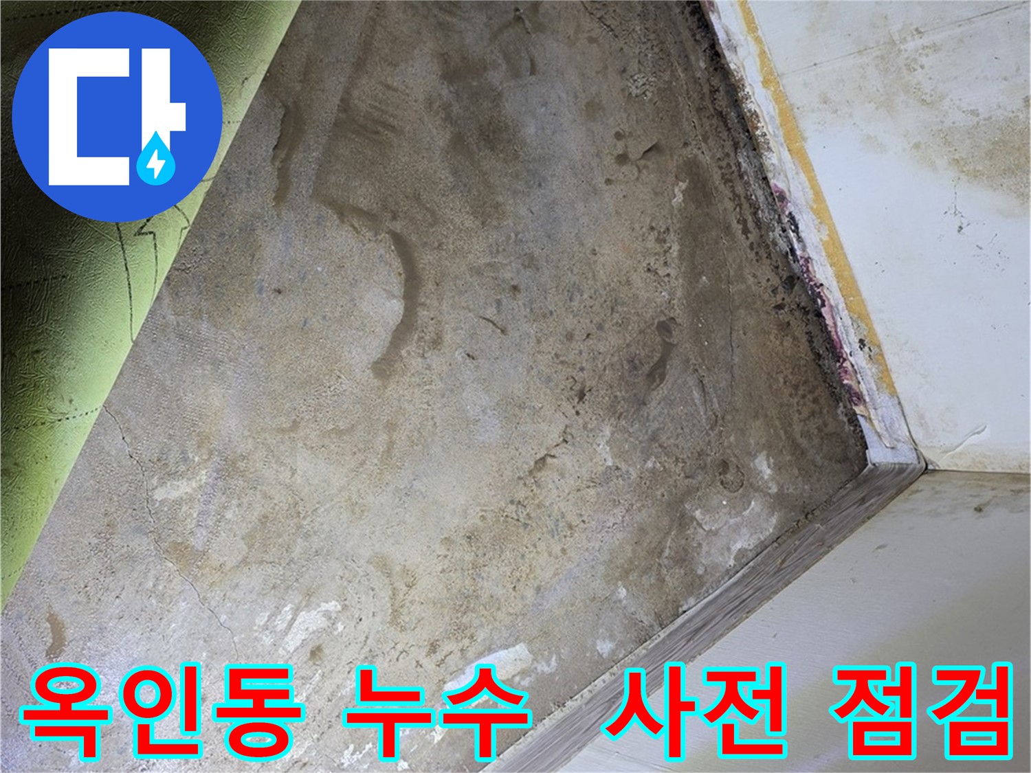 옥인동 누수 - 곰팡이 제거 전 사전 점검