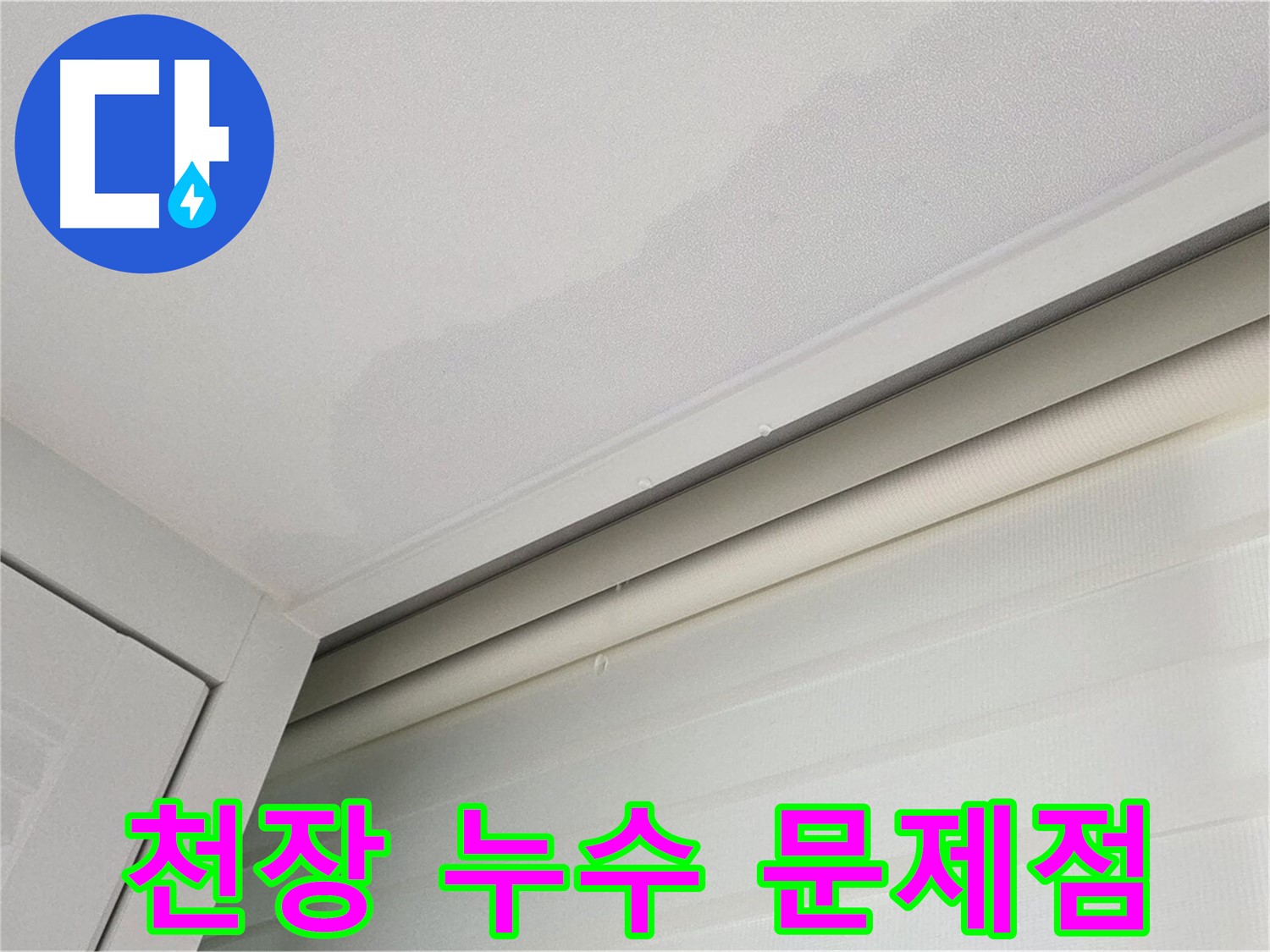 양주 삼숭동 아파트 천장 누수 - 누수로 인한 문제점 확인
