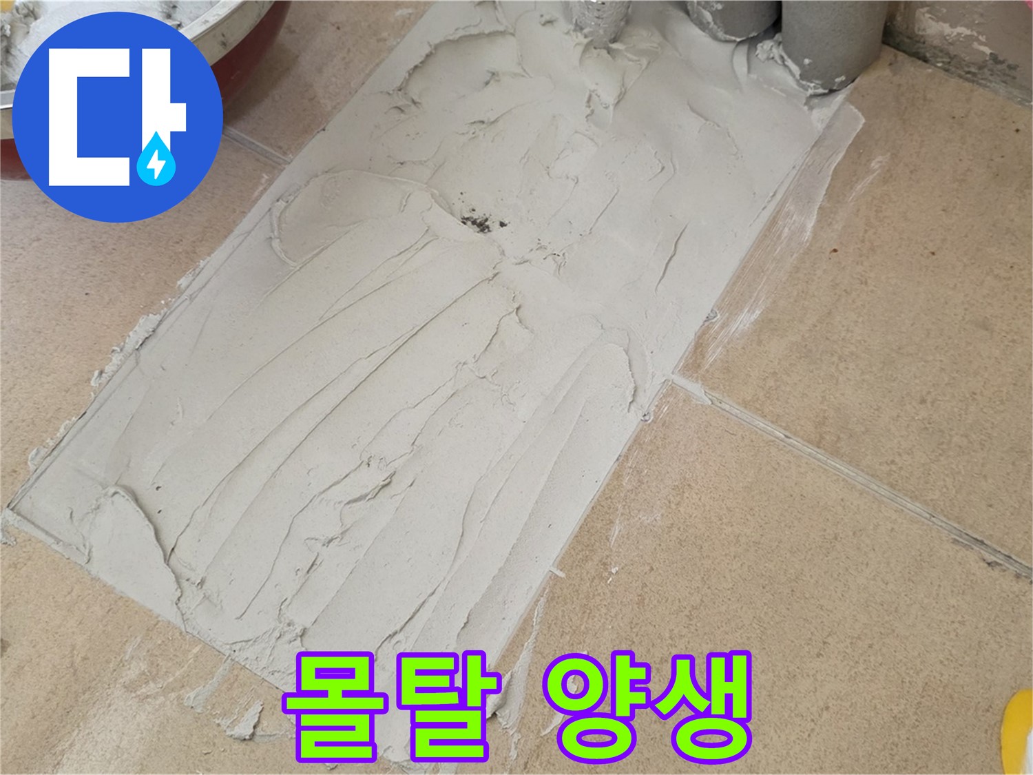 양주 삼숭동 자이 107동 덧방 시공 - 몰탈 양생 시간 철저히 준수!