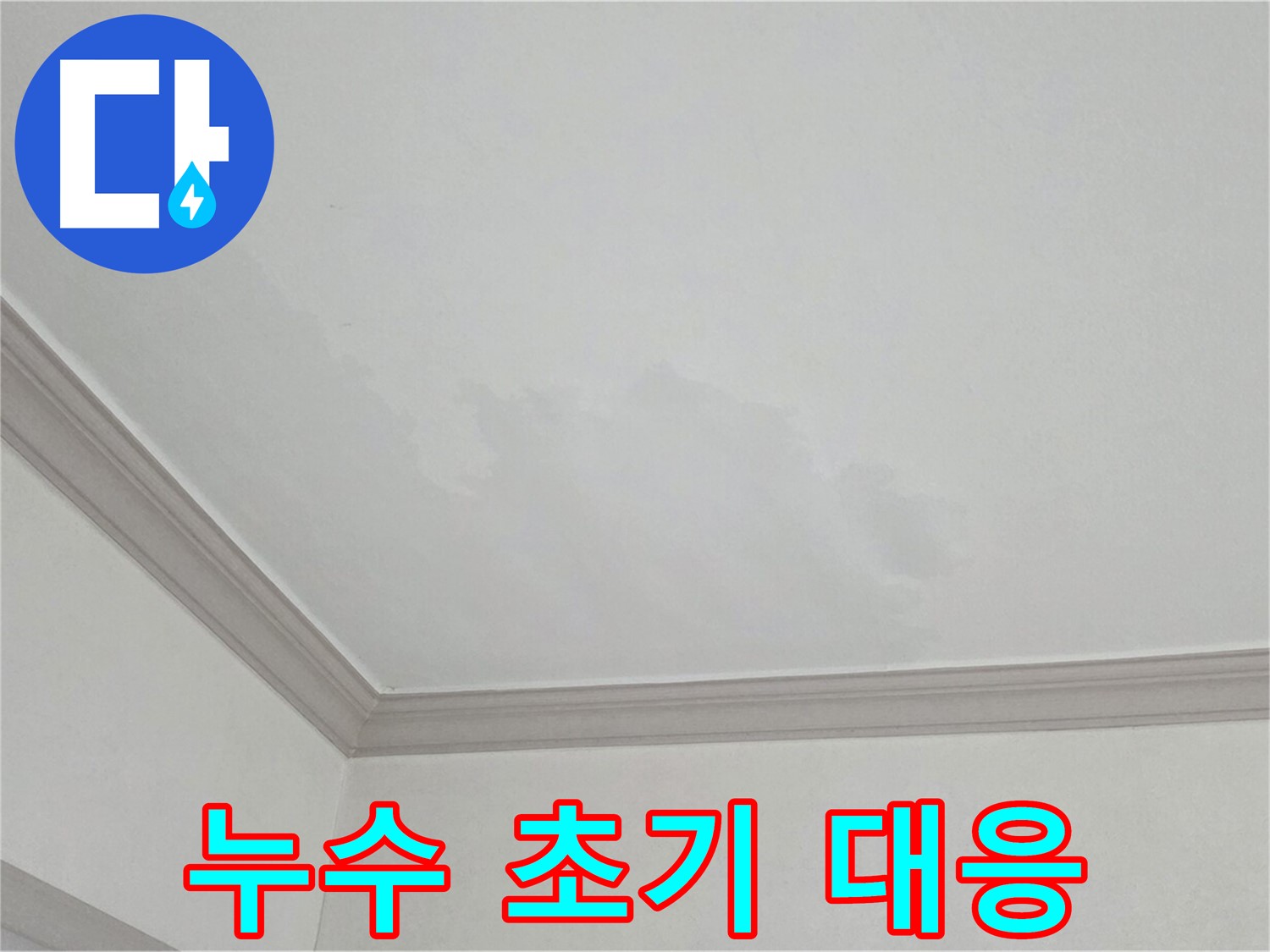 논현주공1단지 아파트 누수 - 누수 초기 대응의 중요성