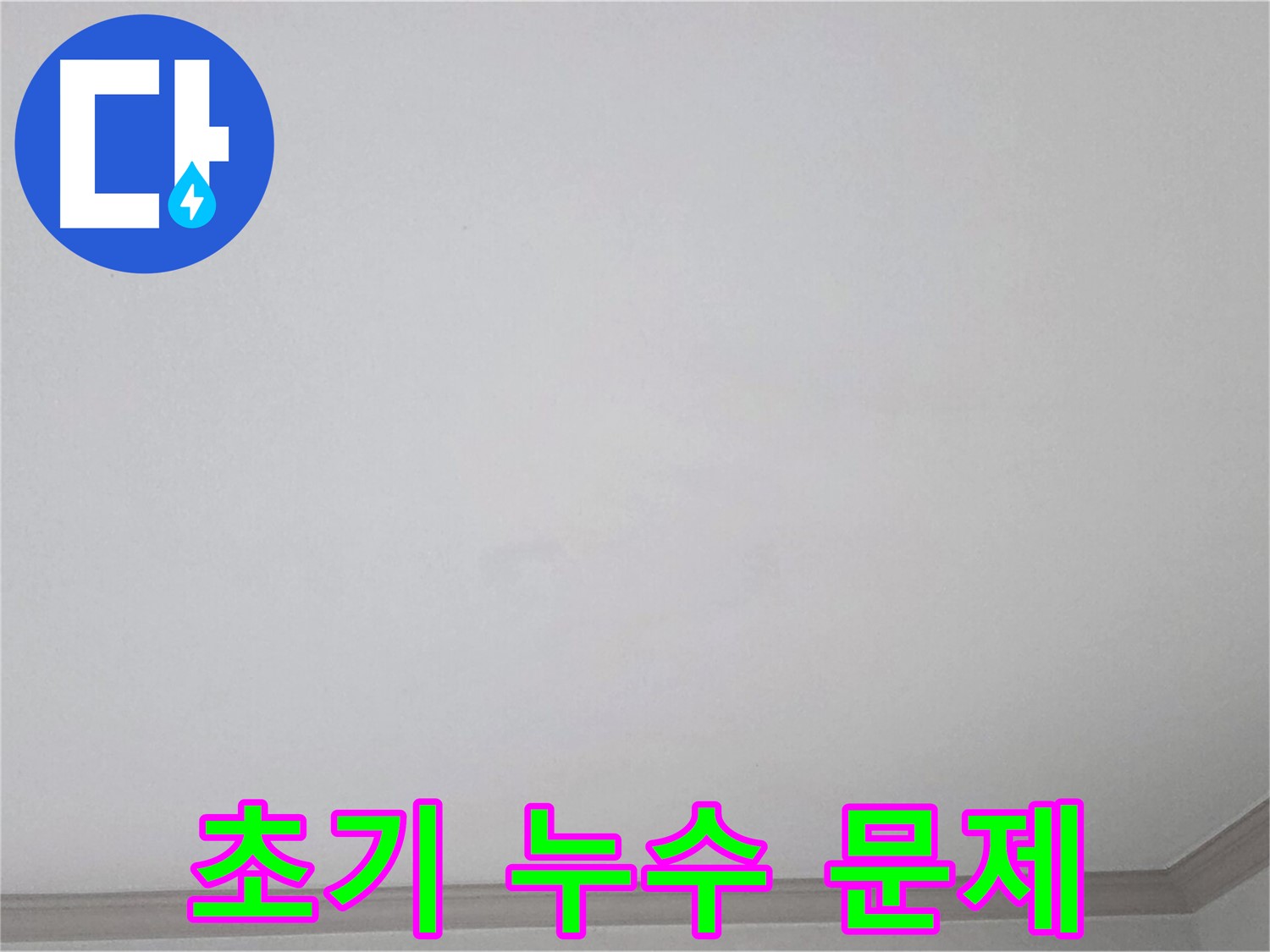 논현주공1단지 천장 - 초기 누수 문제 해결을 위한 전문 진단 및 사후 관리