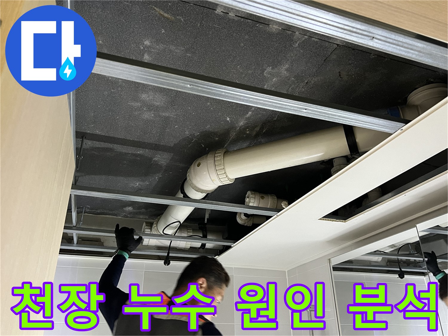 옥정 율정마을 아파트 천장 누수 - 전문 기술로 누수 원인을 정확하게 분석하고 해결