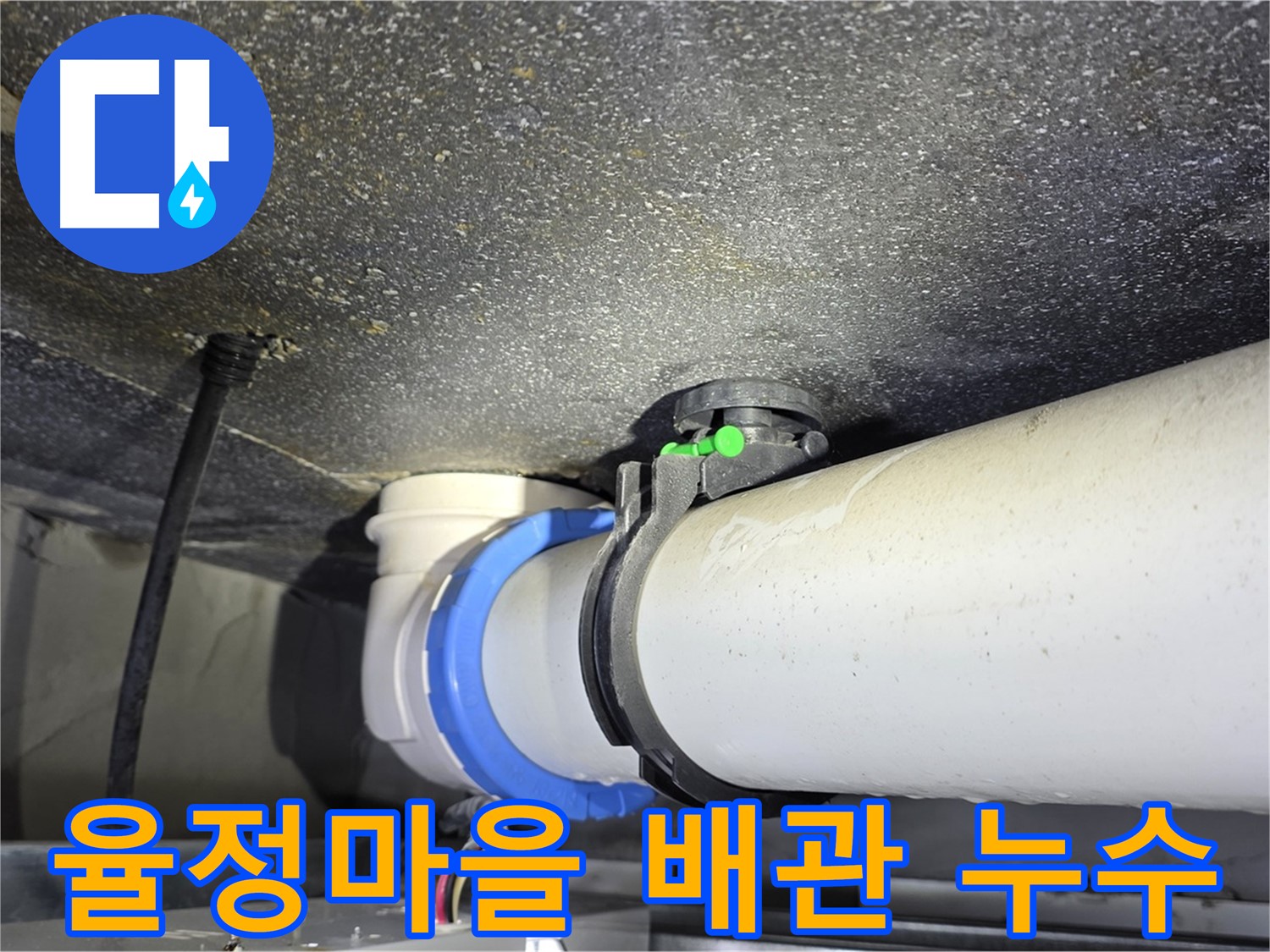 율정마을 아파트 배관 누수 - 전문 장비를 이용한 정확한 누수 위치 탐지 및 신속한 공사