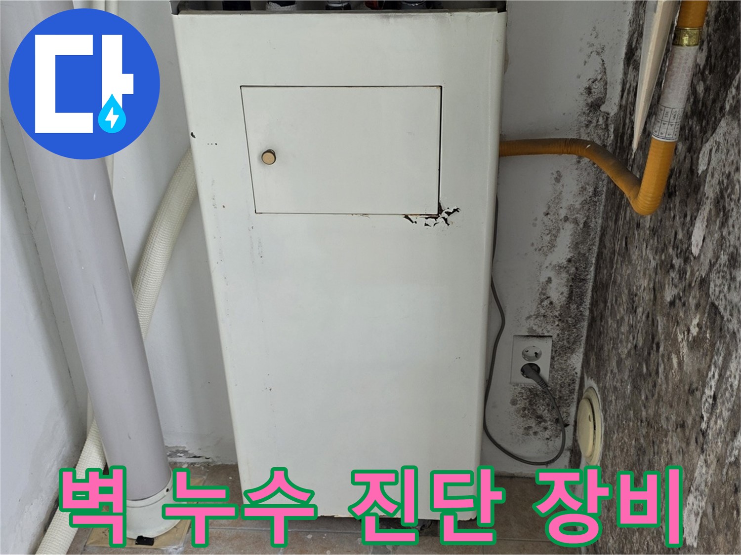길음동 숭인로 - 곰팡이 핀 벽면 누수 진단 장비 사용 - 누수 전문가의 첨단 장비 활용