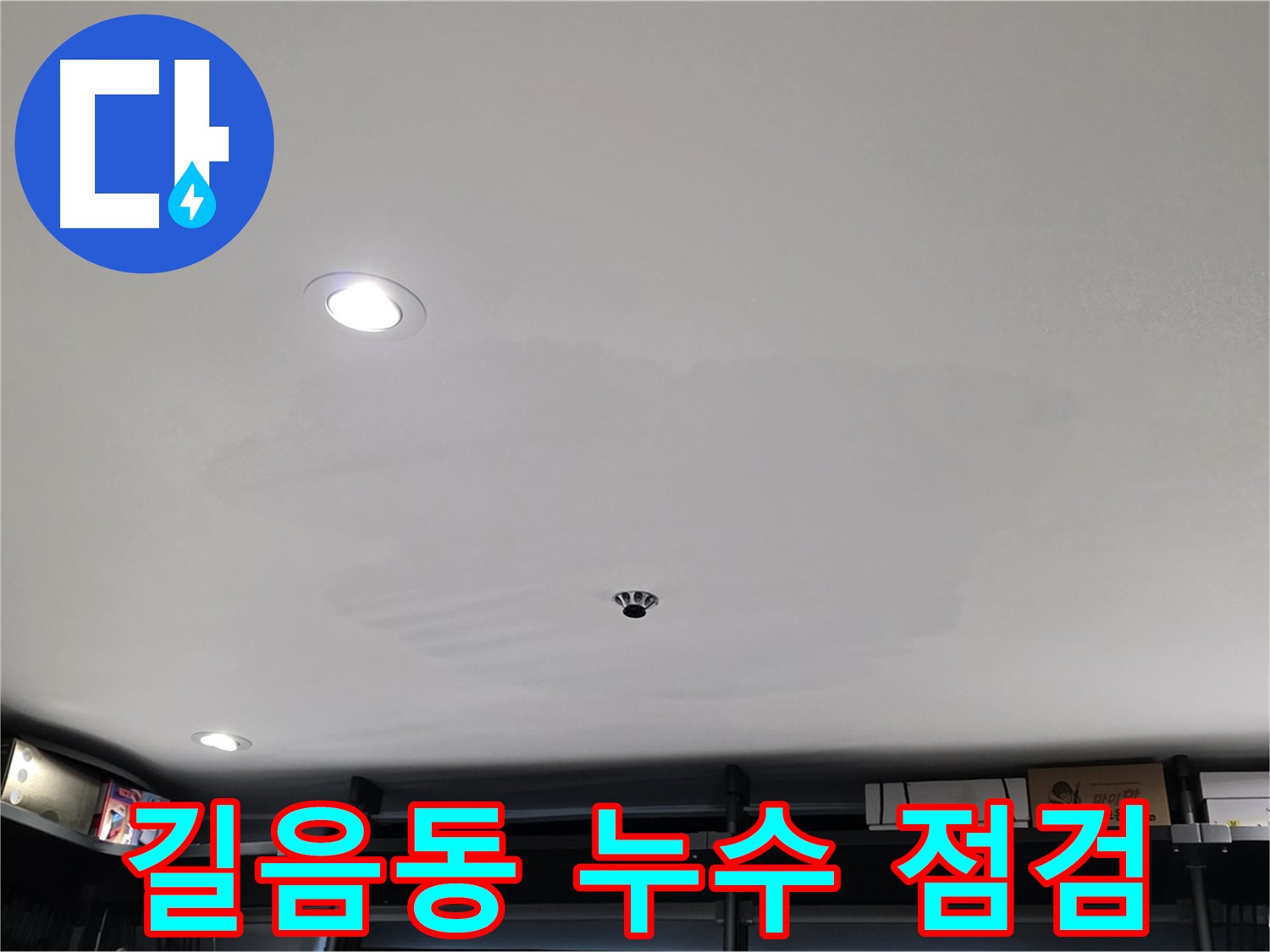 누수 점검 - 곰팡이 제거, 깨끗한 천장