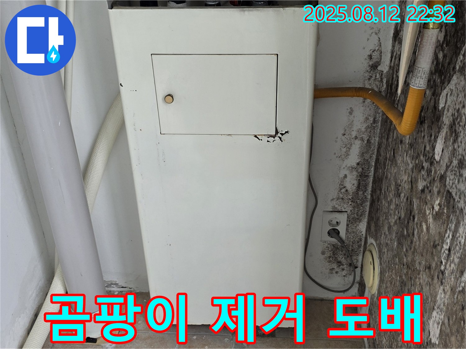 누수탐지 후 곰팡이 제거 및 프리미엄 도배 - 새집처럼 산뜻하게!