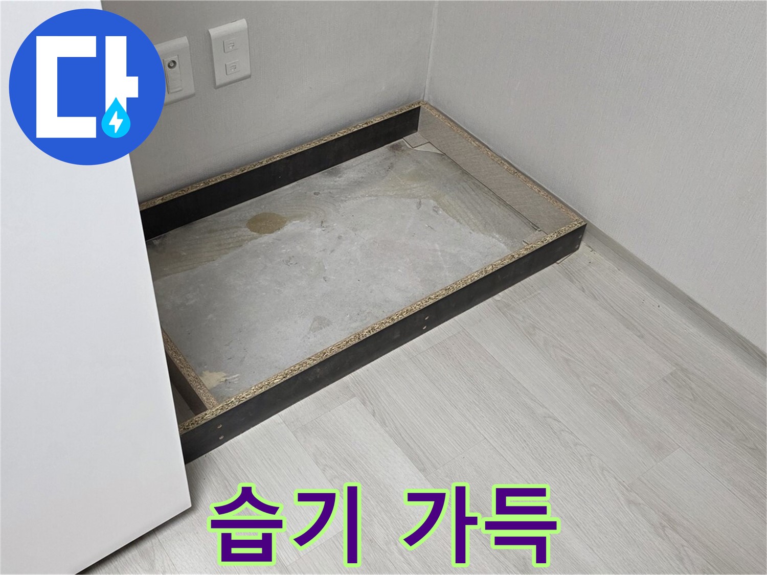 습기 가득 - 곰팡이 위험