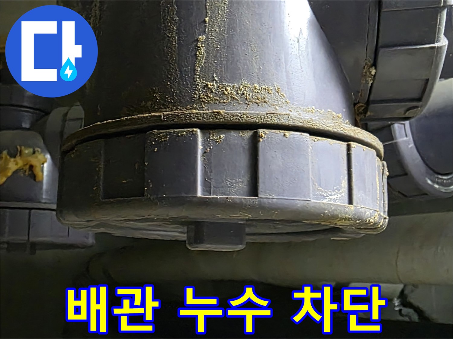 PVC 배관 연결부 - 완벽한 누수 차단