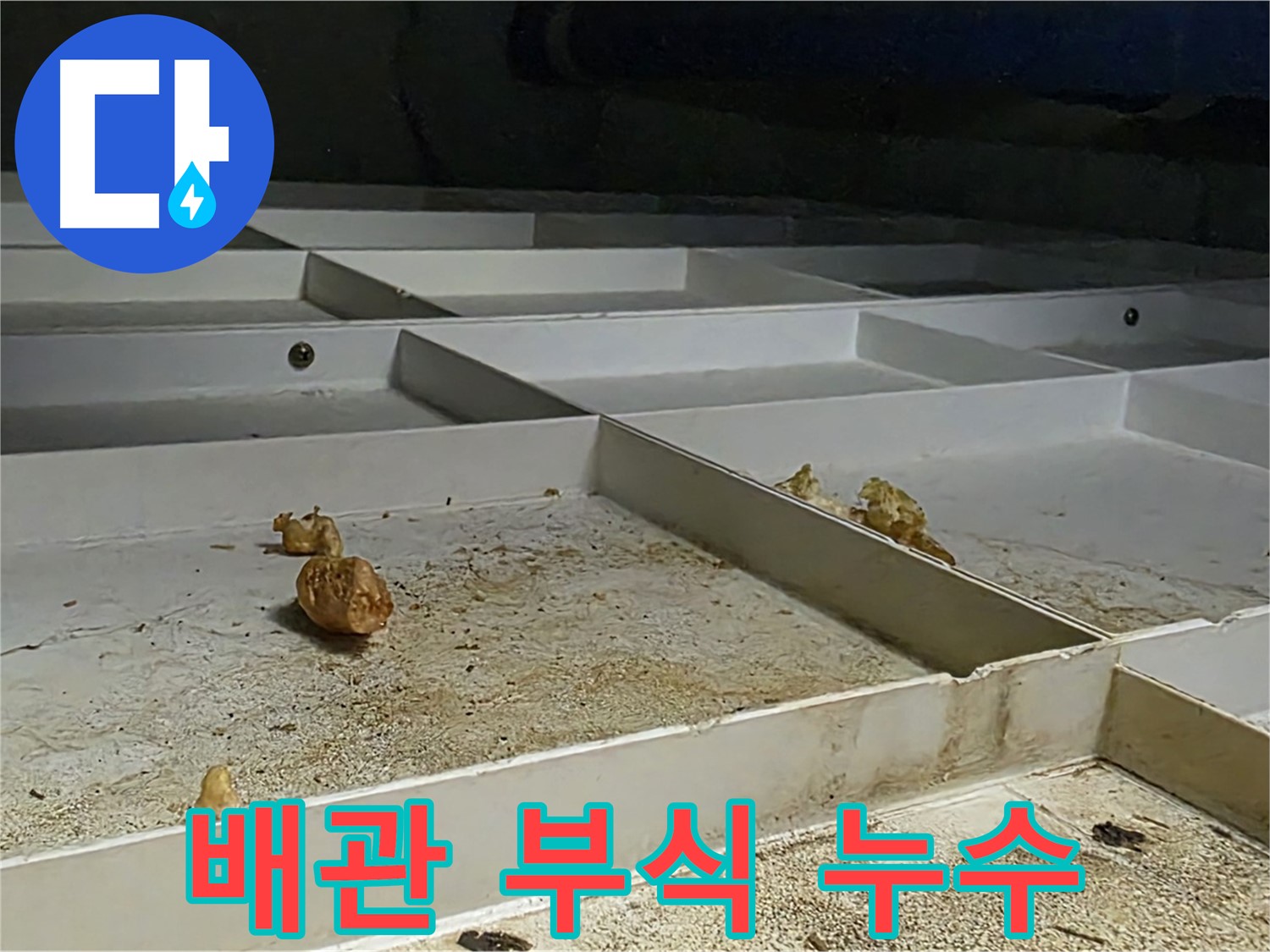 배관 부식 누수 - 배관 부식으로 인한 누수