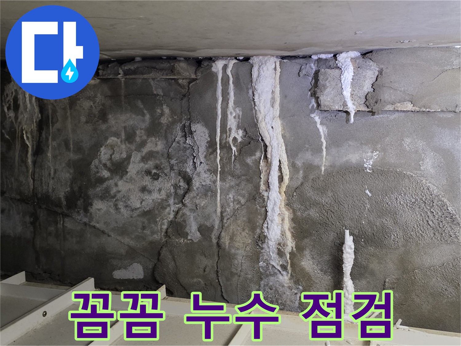 분당 운중동 건물 누수 - 주차장 누수 - 꼼꼼 점검 서비스