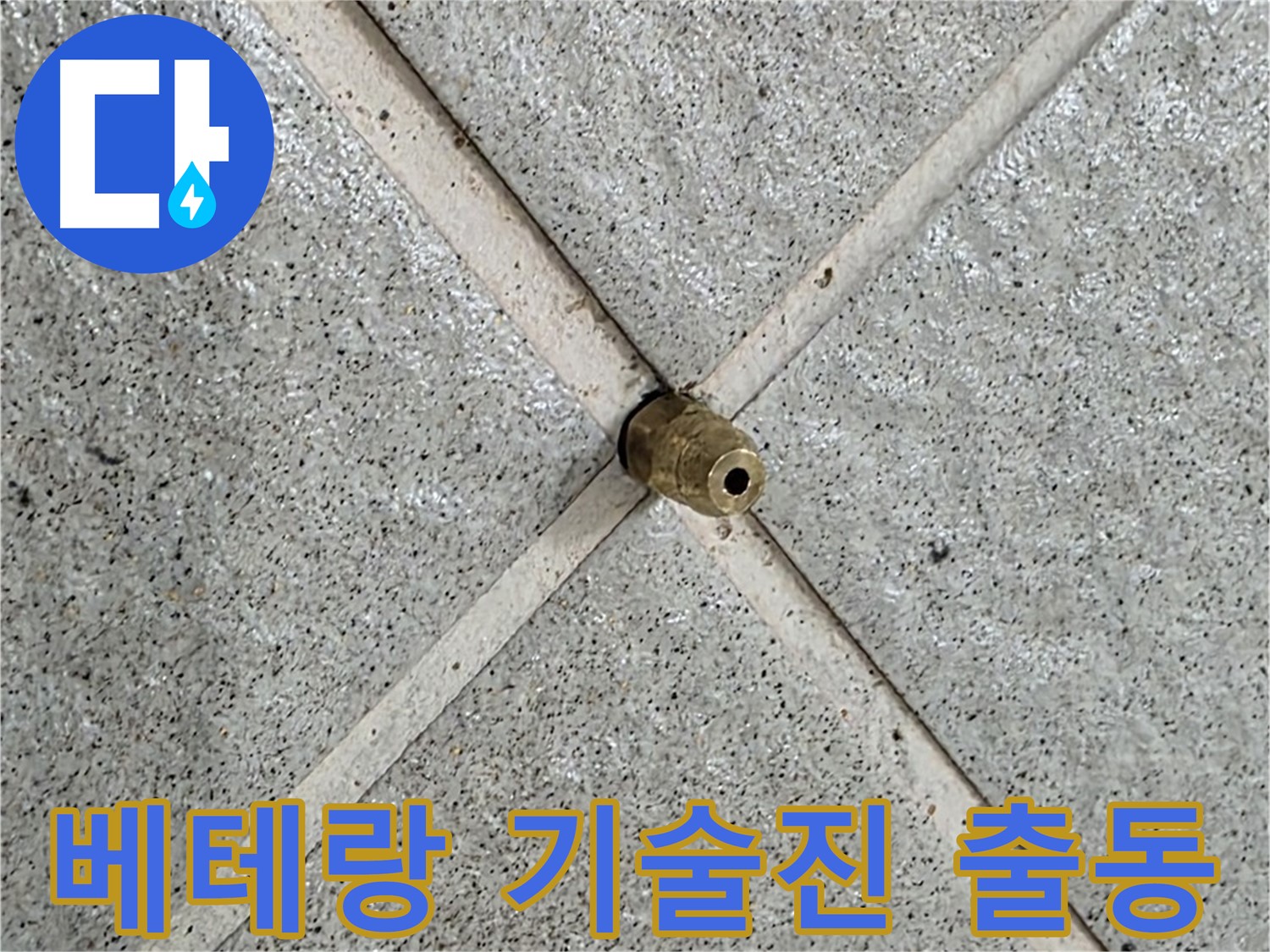 분당 운중동 산운마을 누수 - 베테랑 기술진이 누수 문제 해결 중