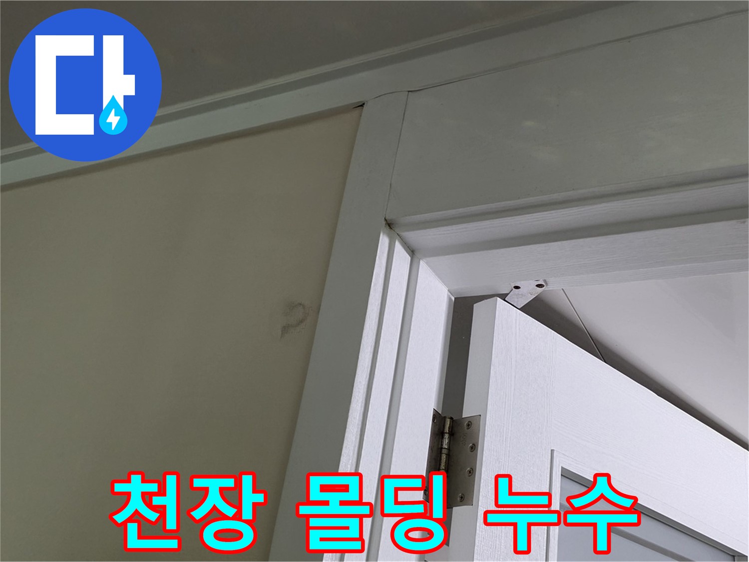 분당 운중동 산운마을 아파트 - 천장 몰딩에서 발견된 누수, 꼼꼼한 점검으로 원인을 파악합니다.