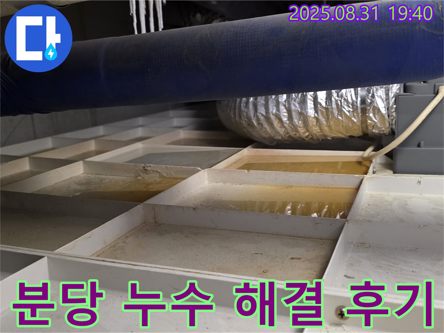 분당 산운마을 누수 해결 후기 - 누수 원인 진단 및 공사 과정