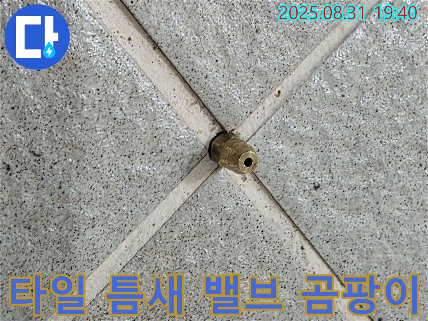 타일 틈새 밸브 완벽 제거 후 곰팡이까지 싹 - 쾌적한 공간으로!