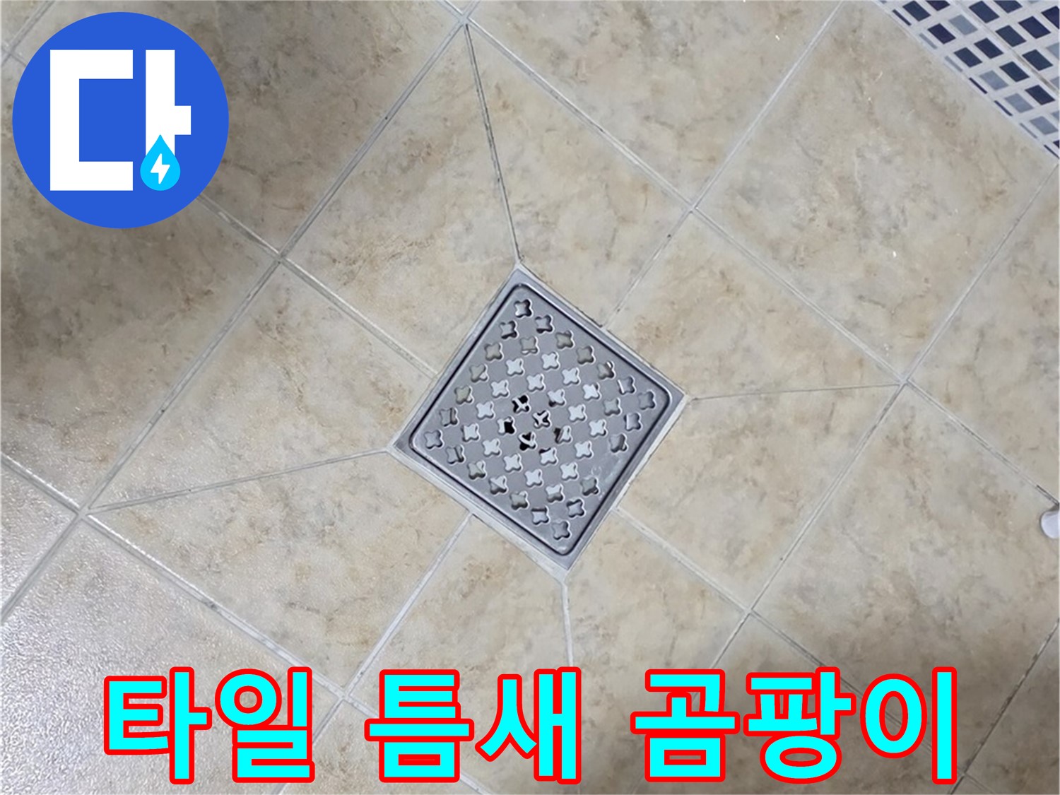 타일 틈새 곰팡이 - 실리콘 시공