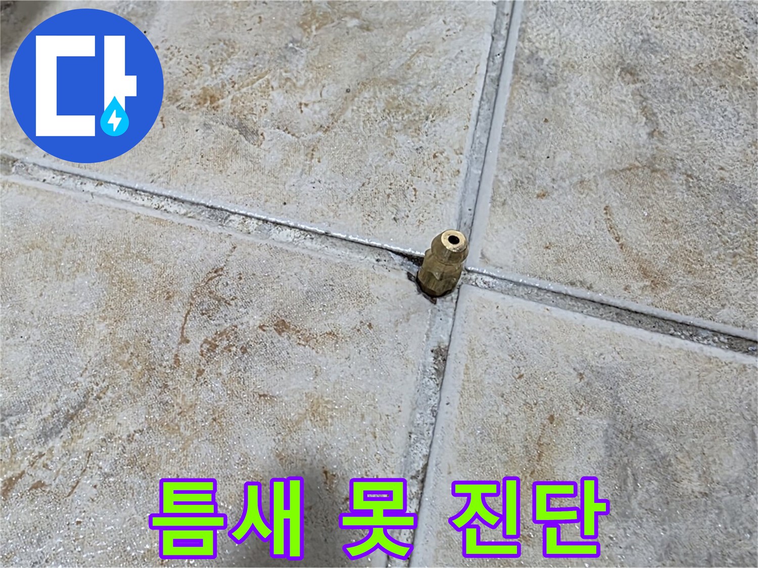틈새 못 진단 - 타일 틈새에 끼인 못, 섬세한 누수 진단으로 완벽 해결합니다.