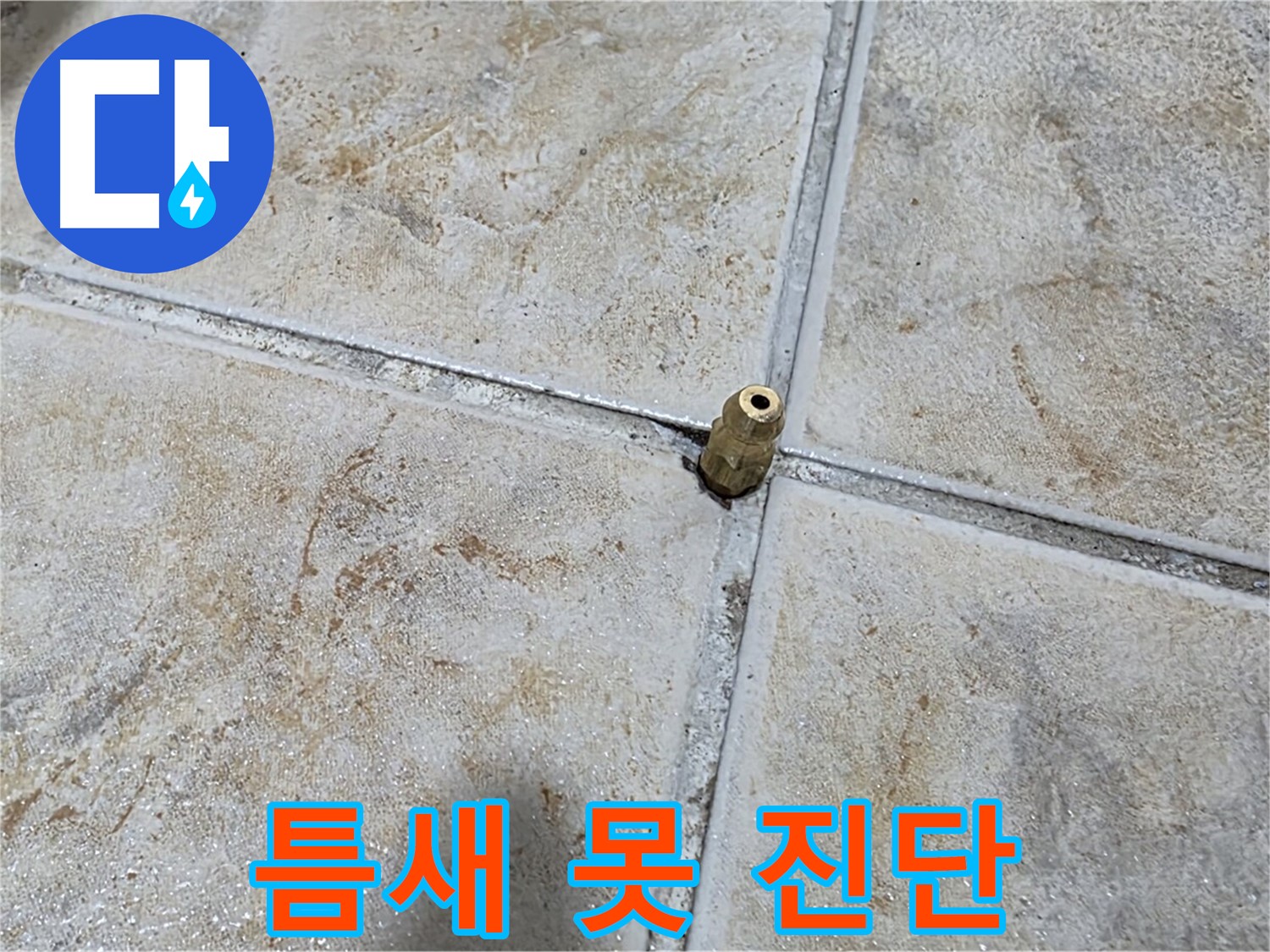 틈새 못 진단 - 타일 틈새에 끼인 못, 섬세한 누수 진단으로 완벽 해결합니다.