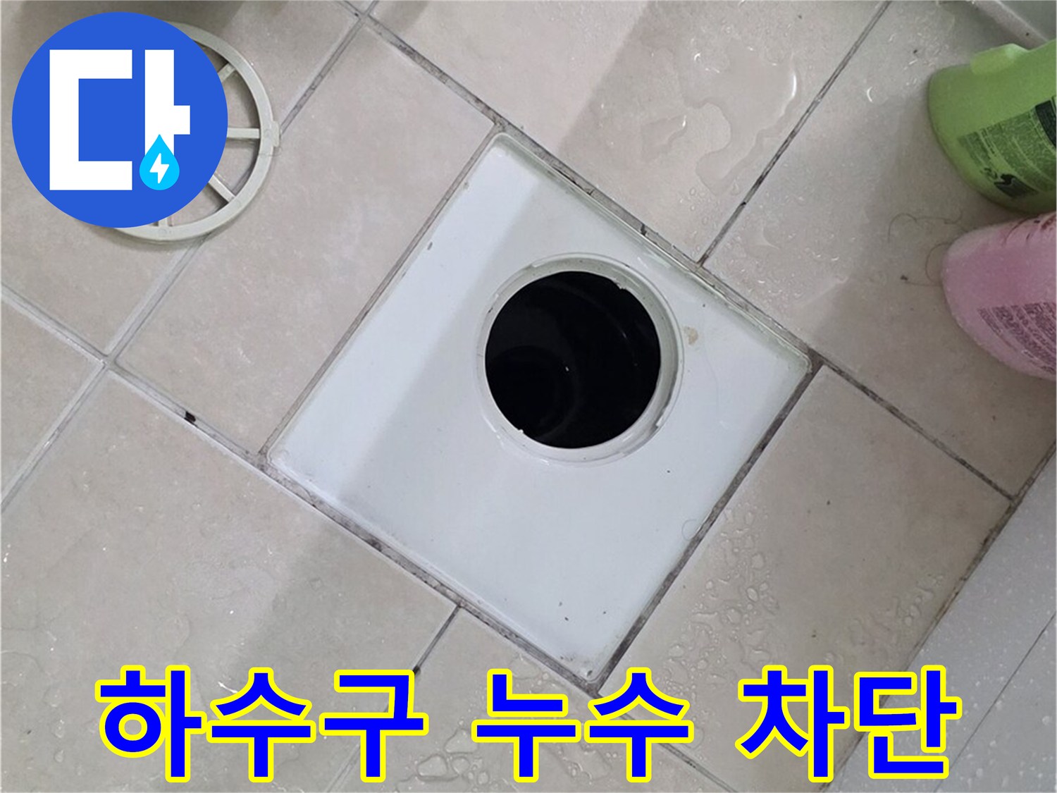 백석읍 서광아침의빛아파트 욕실 하수구 - 누수 완벽 차단