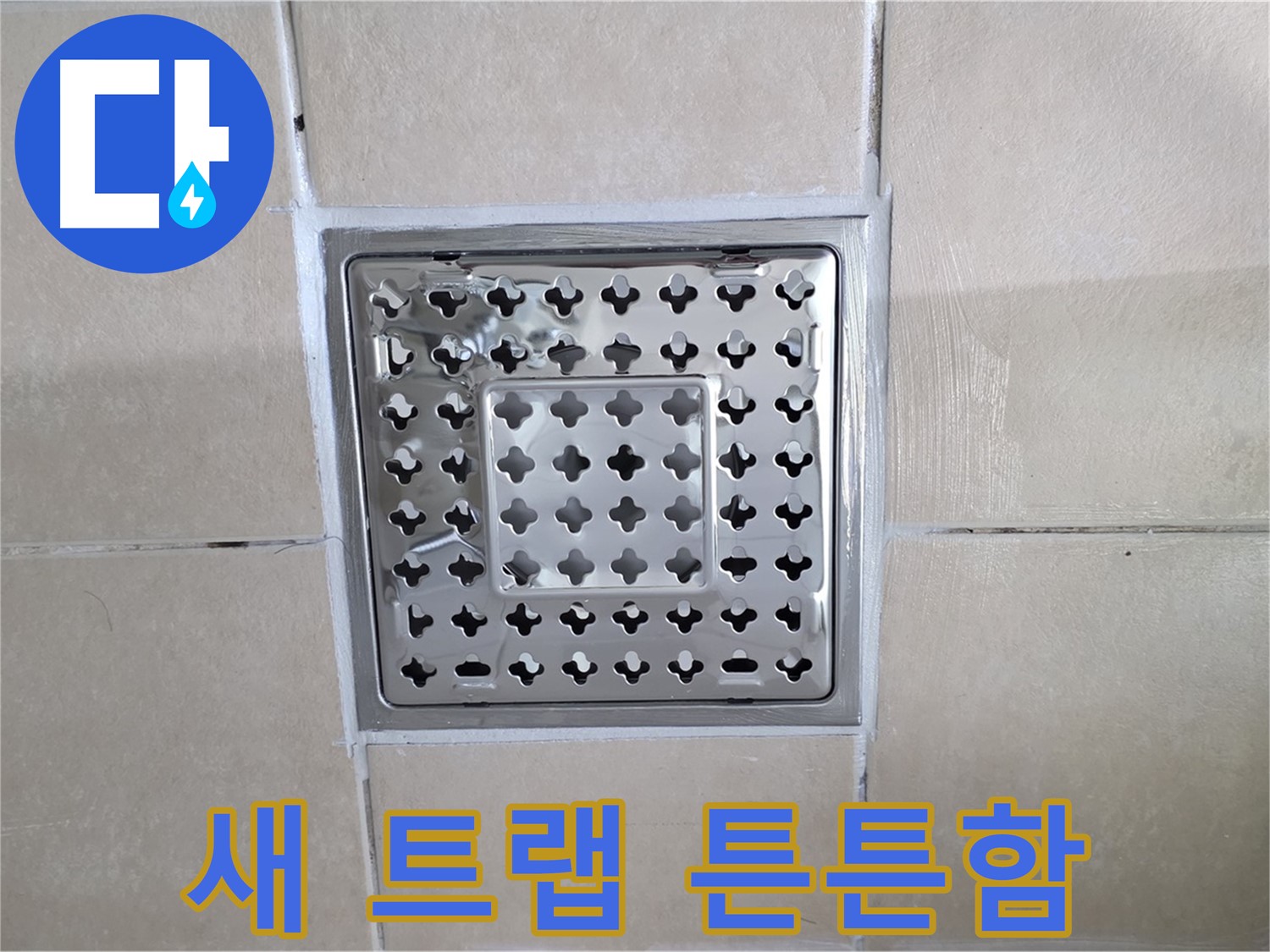 양주 백석 서광아침의빛아파트 욕실 새 트랩 튼튼함 - 오래 사용할 수 있도록 튼튼하게 설치했습니다.
