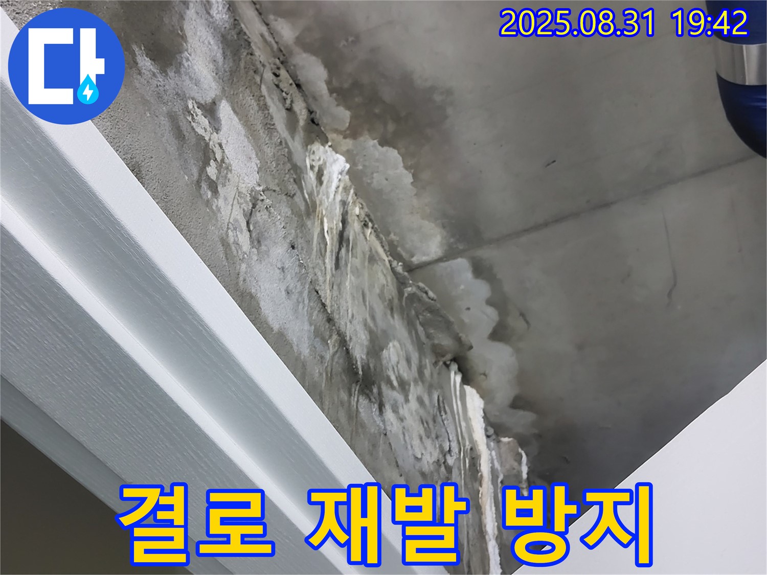 분당 운중동 산운마을 6단지 결로 누수 - 단열 시공 후 곰팡이 재발 방지까지!