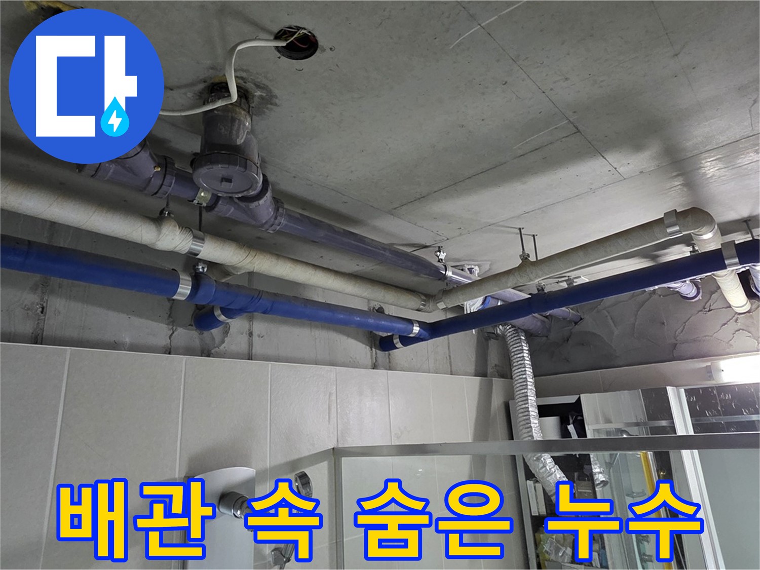 분당 운중동 산운마을 6단지 복잡한 배관 누수 - 누수탐지기로 숨은 누수 지점을 찾아 해결했습니다.