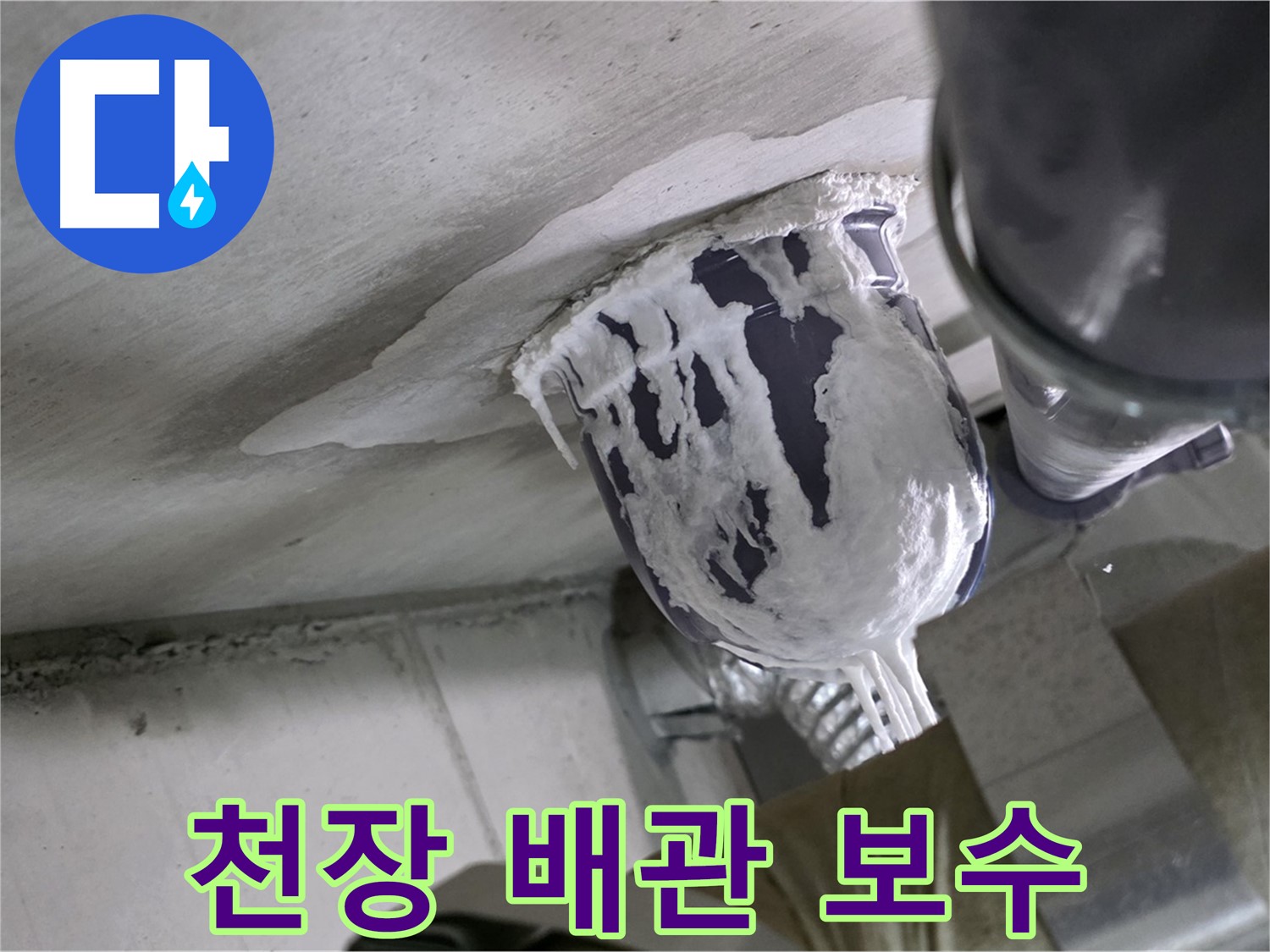 분당 운중동 천장 배관 누수 - 꼼꼼한 보수로 누수 완벽 해결