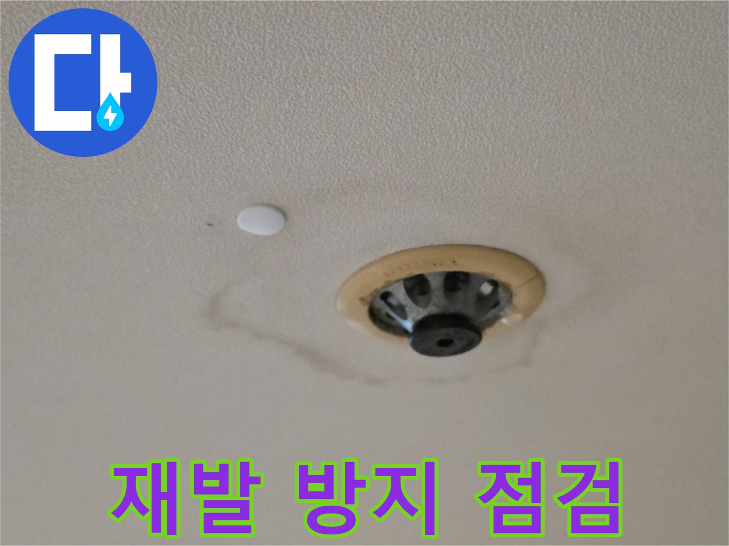 스프링클러 누수 - 재발 방지 점검