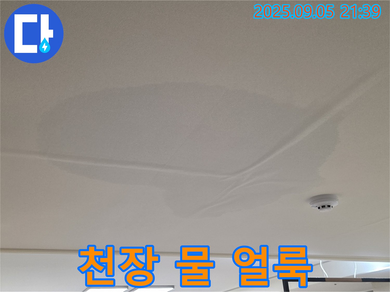 면목동 사가정 센트럴아이파크 천장 누수 - 물 얼룩