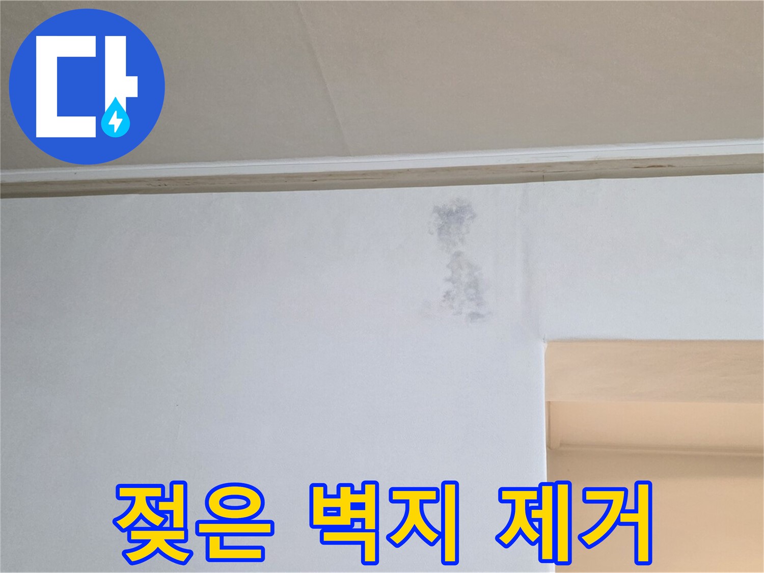 젖은 벽지 완벽 제거 - 쾌적한 공간 변신