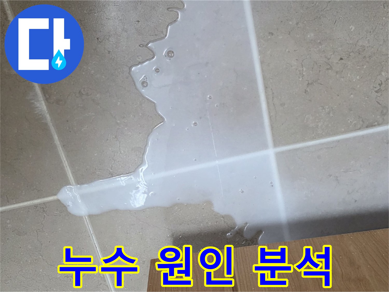 포천 일동 기산베스트빌 아파트 - 하부장 누수 원인을 찾기 위한 정밀 분석