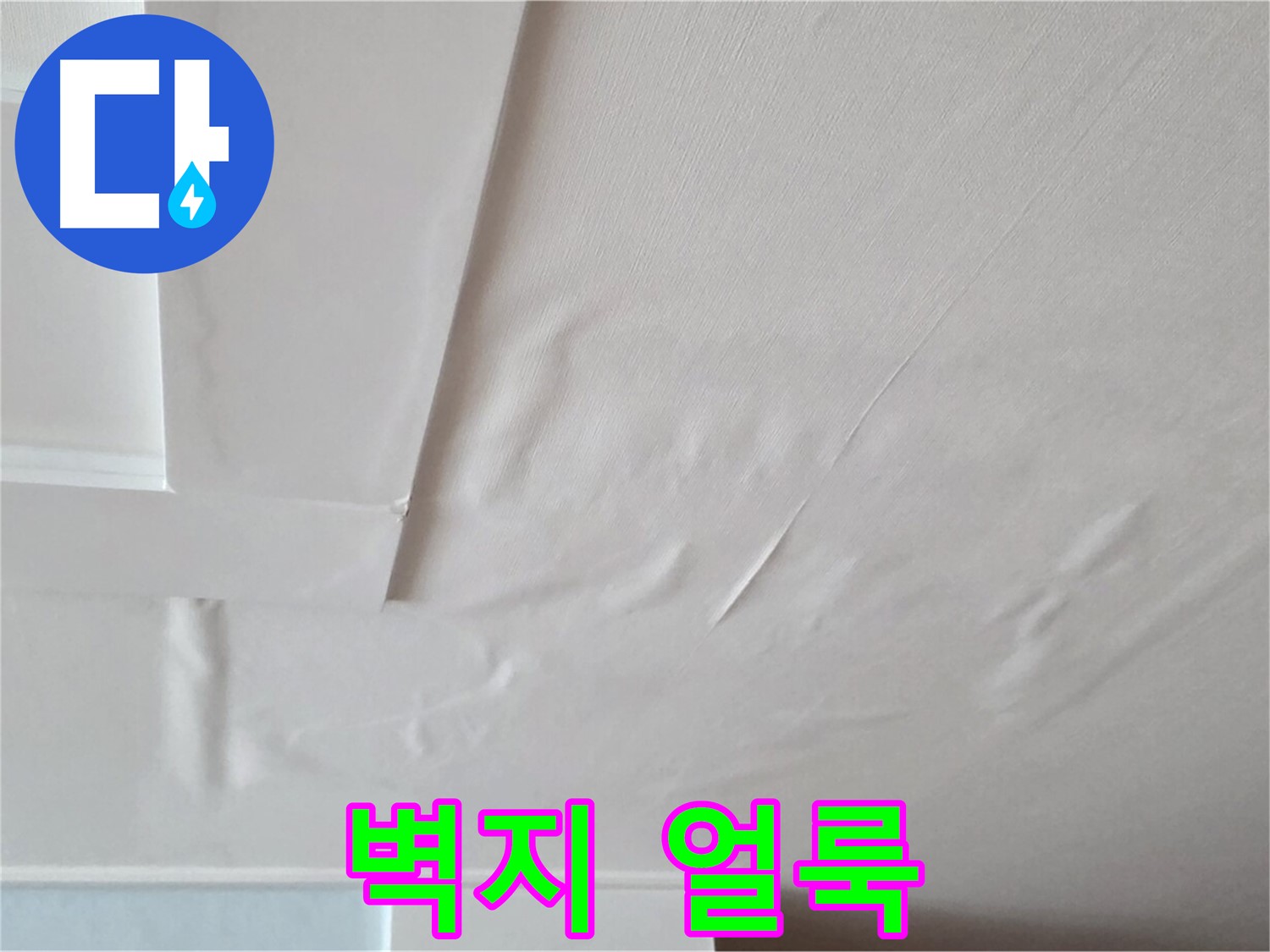 포천 일동 아파트 천장 누수 - 벽지 얼룩과 곰팡이 걱정