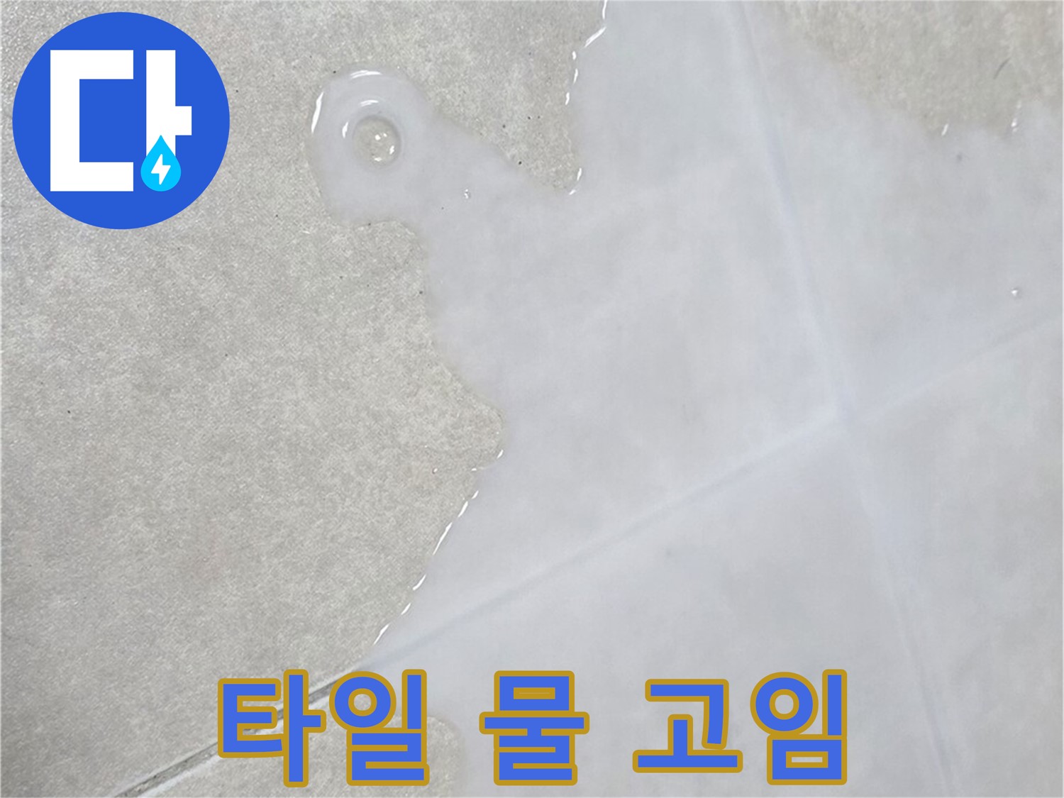 옥정 율정마을 아파트 타일 표면 물 고임 - 누수 가능성 꼼꼼히 진단