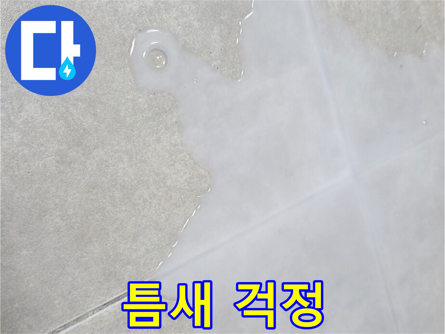 율정마을13단지 아파트 타일 틈새 물 - 이제 누수 걱정 없이 쾌적하게