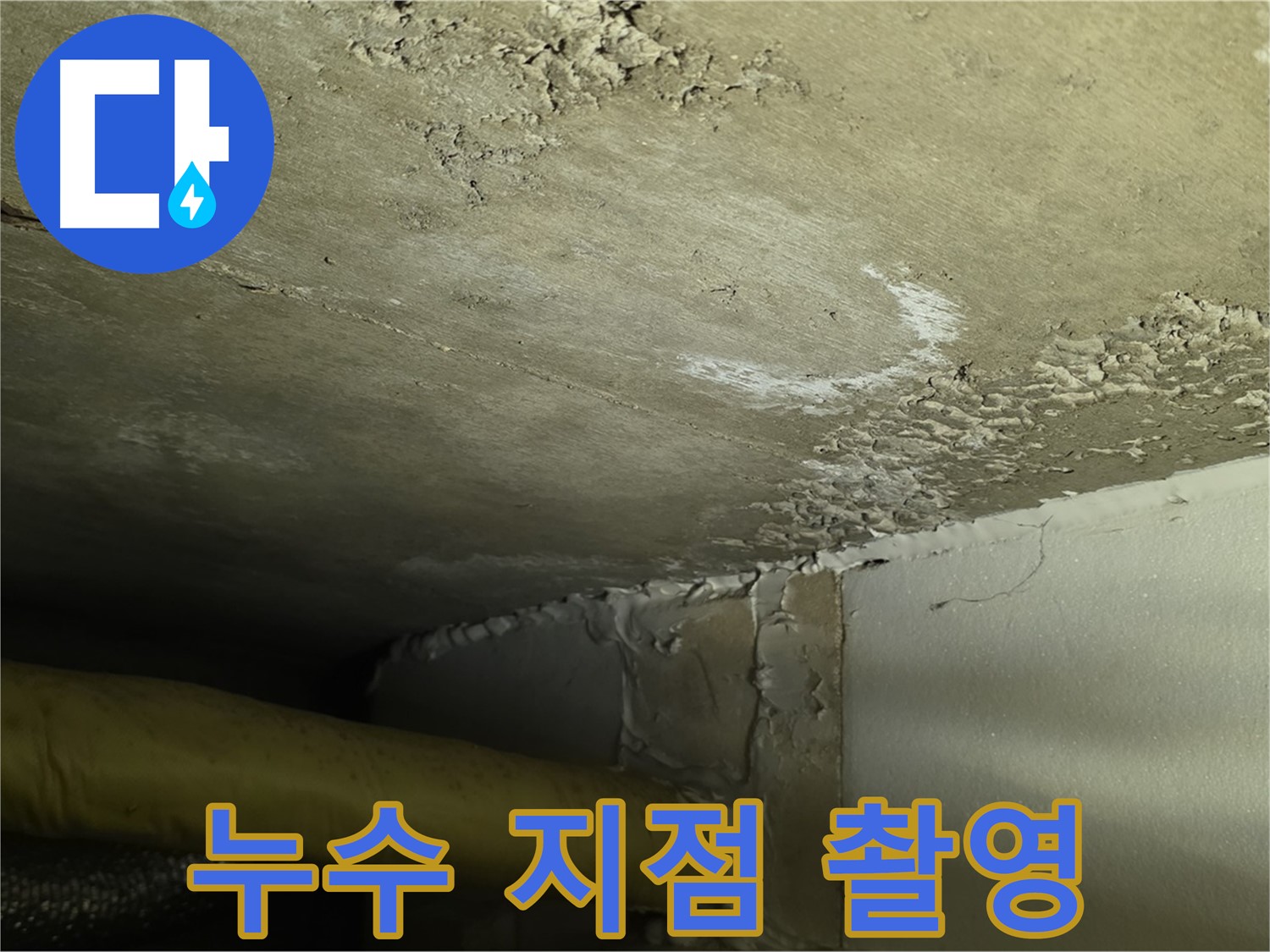 누수 지점 촬영 - 상세 기록 - 정확한 보수