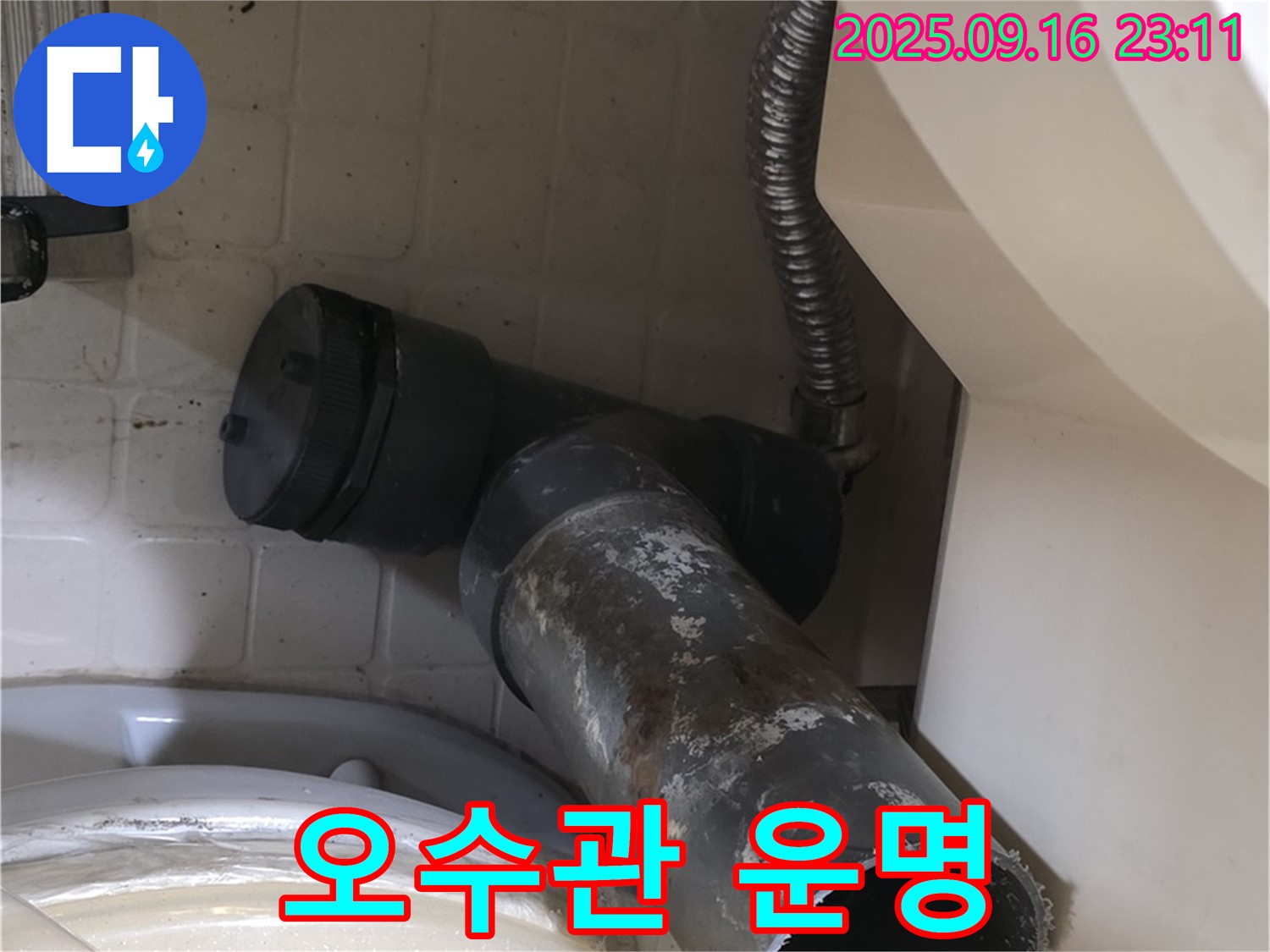 새절역 현대아파트 - 낡은 오수관의 마지막 운명 - 은평구 신사동 변기 누수