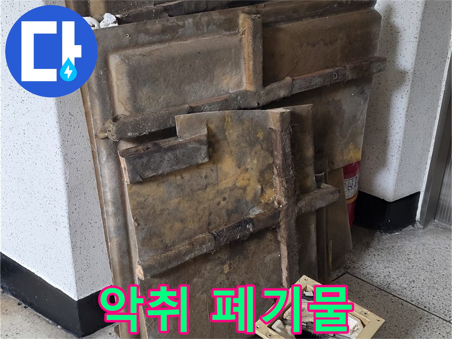 퀴퀴한 냄새에 숨 막혀