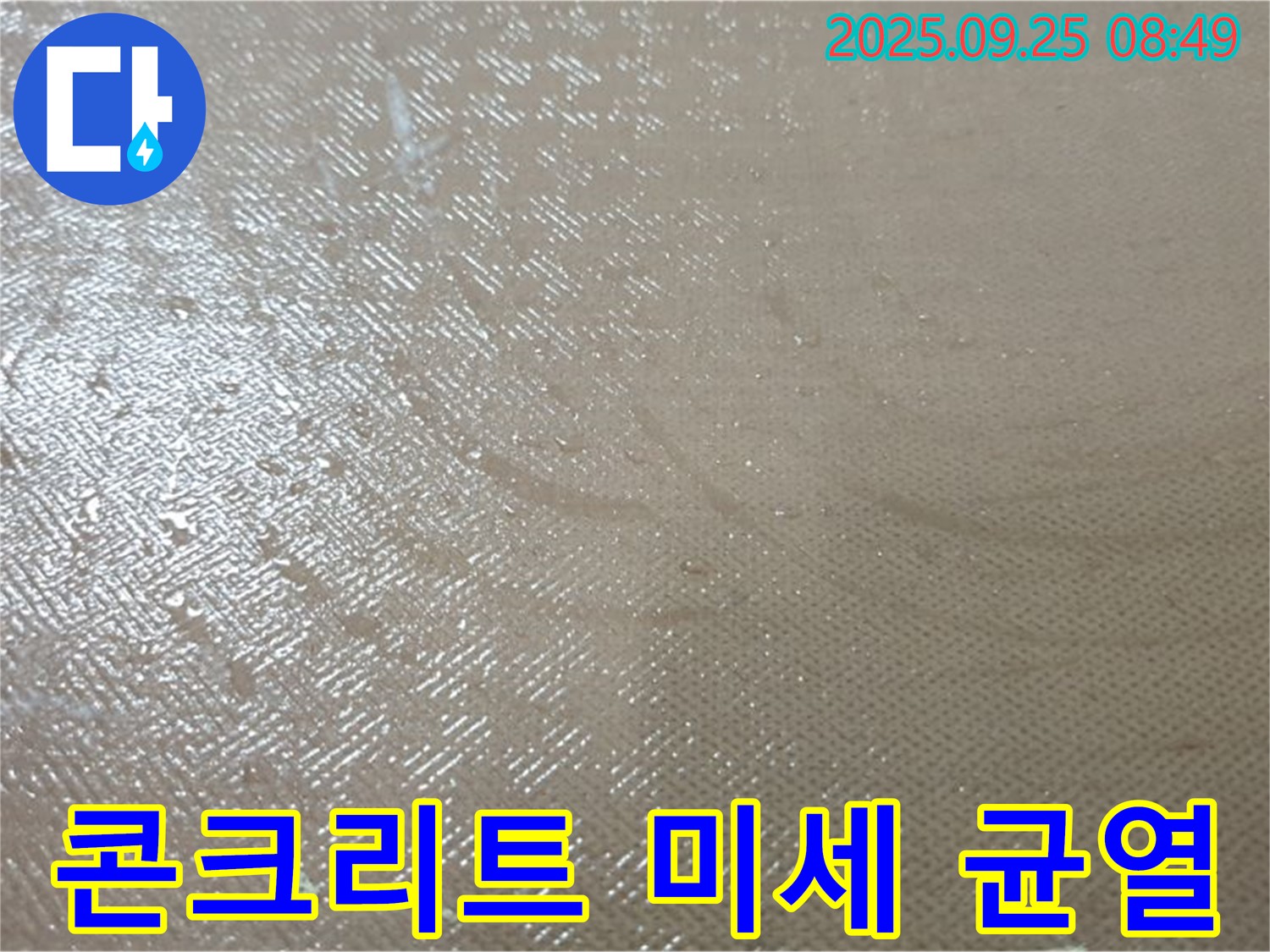 양주시 백석읍 연곡리 누수 - 콘크리트 미세 균열, 초기 누수를 의심해봐야 합니다.