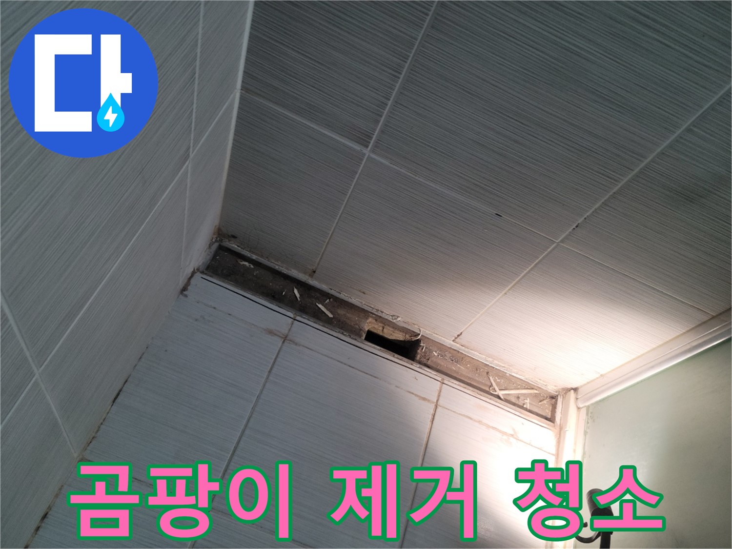 동두천 강변로 곰팡이 제거 - 깨끗하게