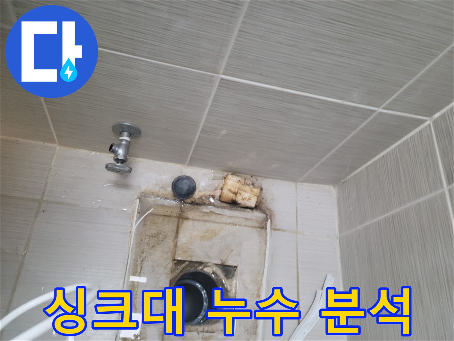 동두천 신창비바패밀리-2단지 싱크대 하수구 누수 원인 분석