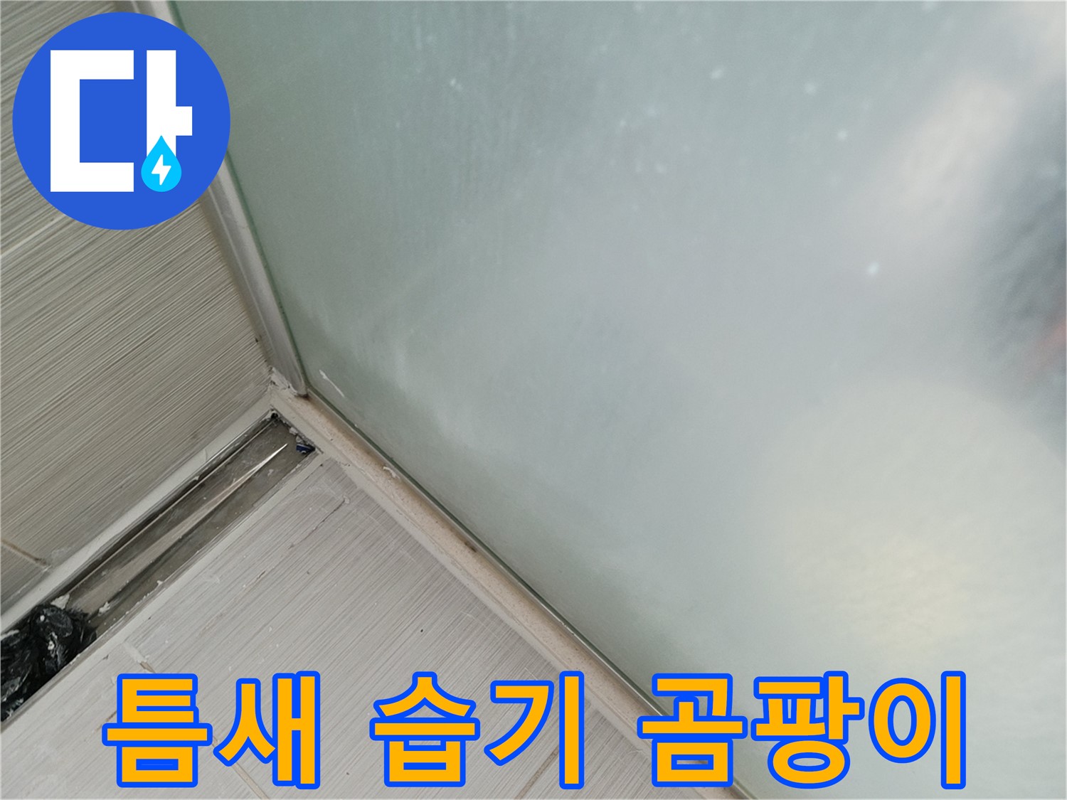 샤워부스 누수 - 틈새 - 습기 - 곰팡이