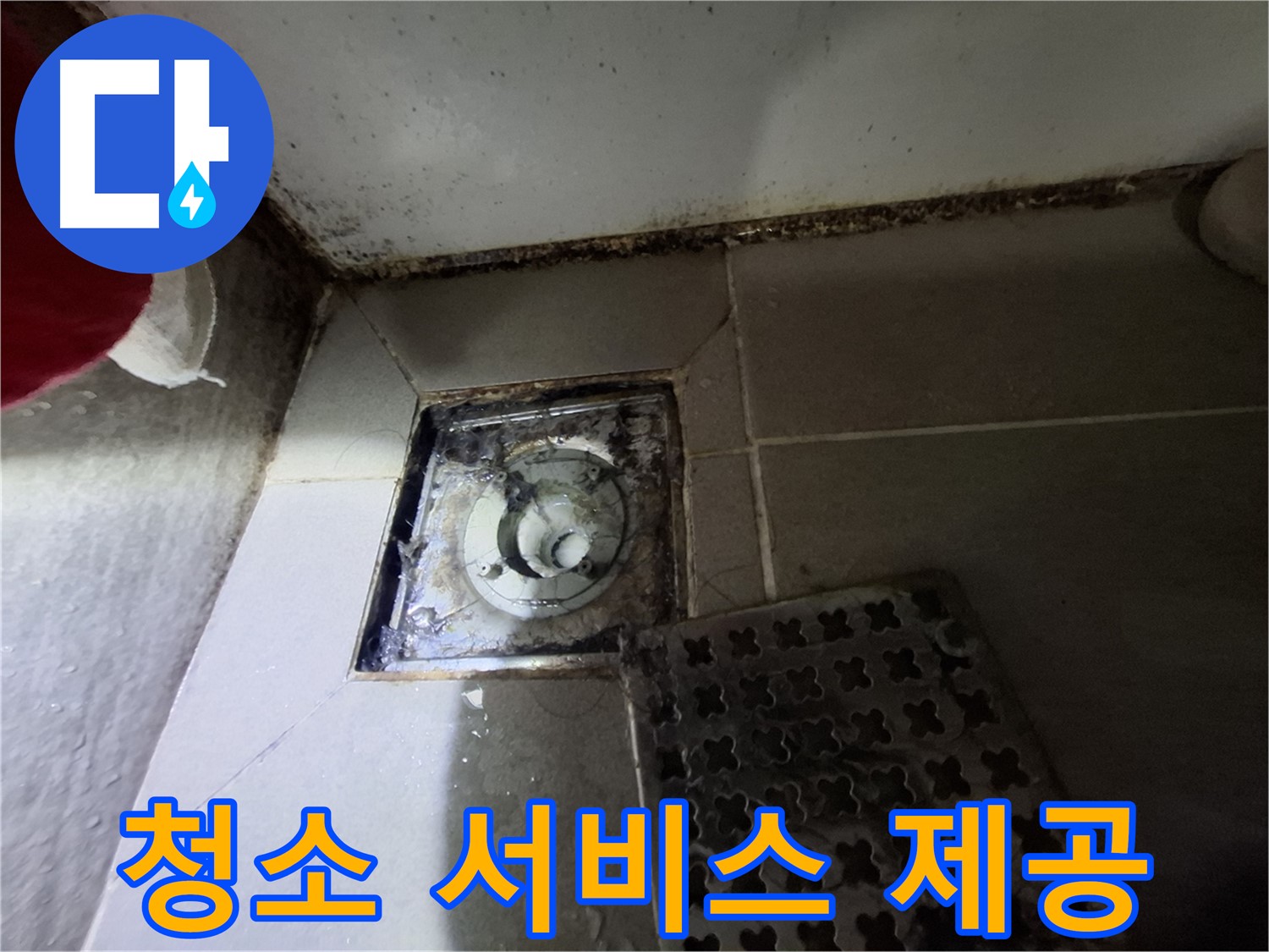 봇들마을2단지 아파트 욕실 - 곰팡이 제거 및 청소 서비스 제공