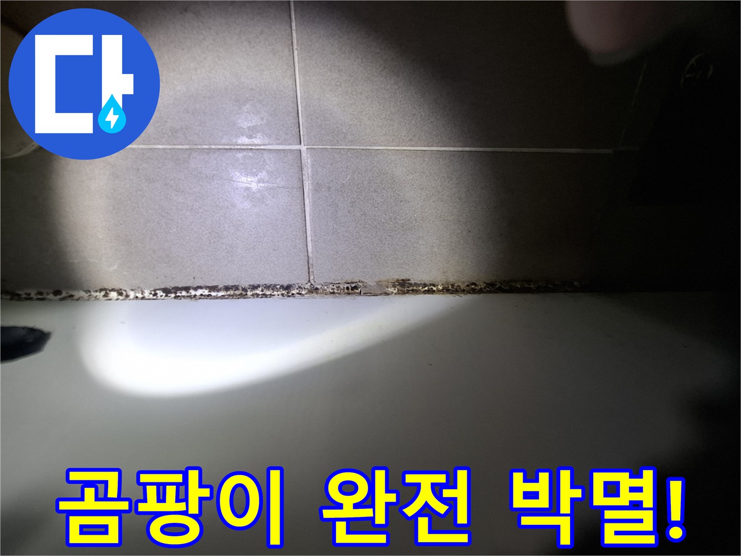 분당 욕조 실리콘 곰팡이 완벽 해결 - 곰팡이 완전 박멸을 위한 최첨단 장비 시공