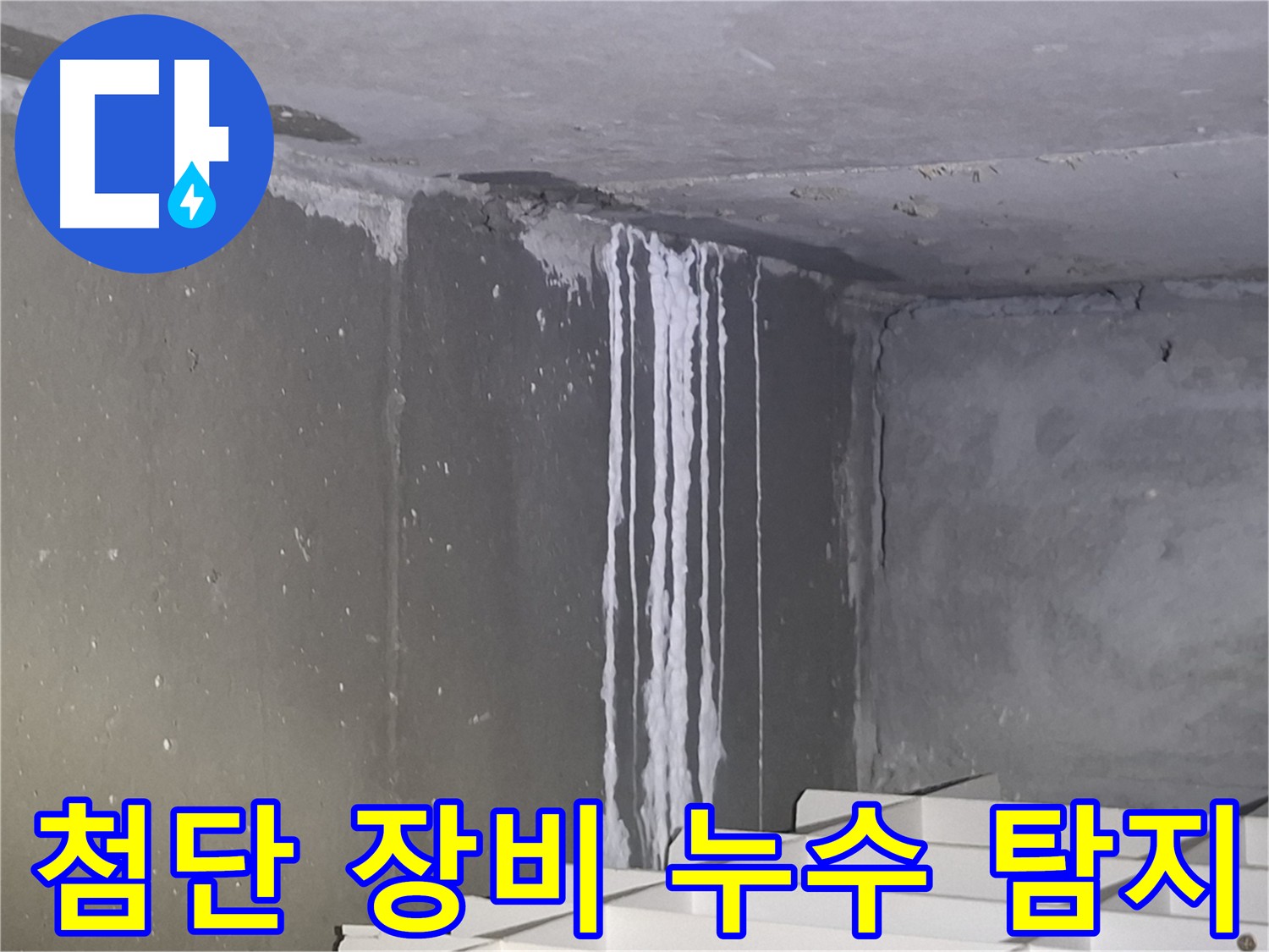 성남 건물 계단 벽 누수 - 첨단 장비로 숨은 누수 탐지