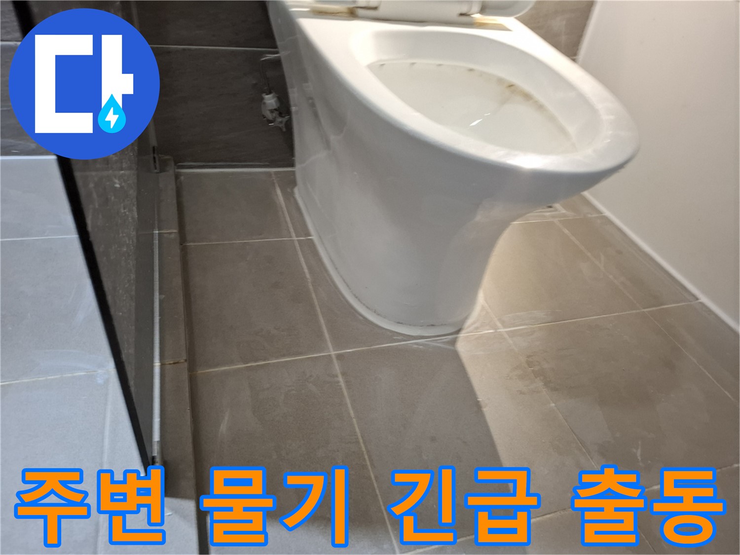 성남 삼평동 717번지 - 변기 주변 물기 - 긴급 출동 서비스