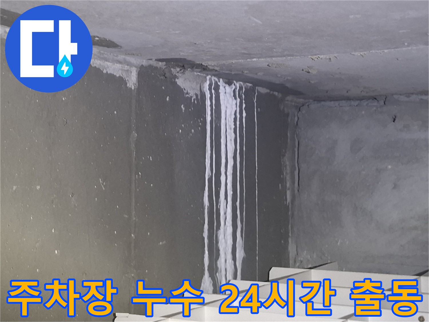 분당구 봇들마을 주차장 누수 - 24시간 긴급 출동 서비스 제공